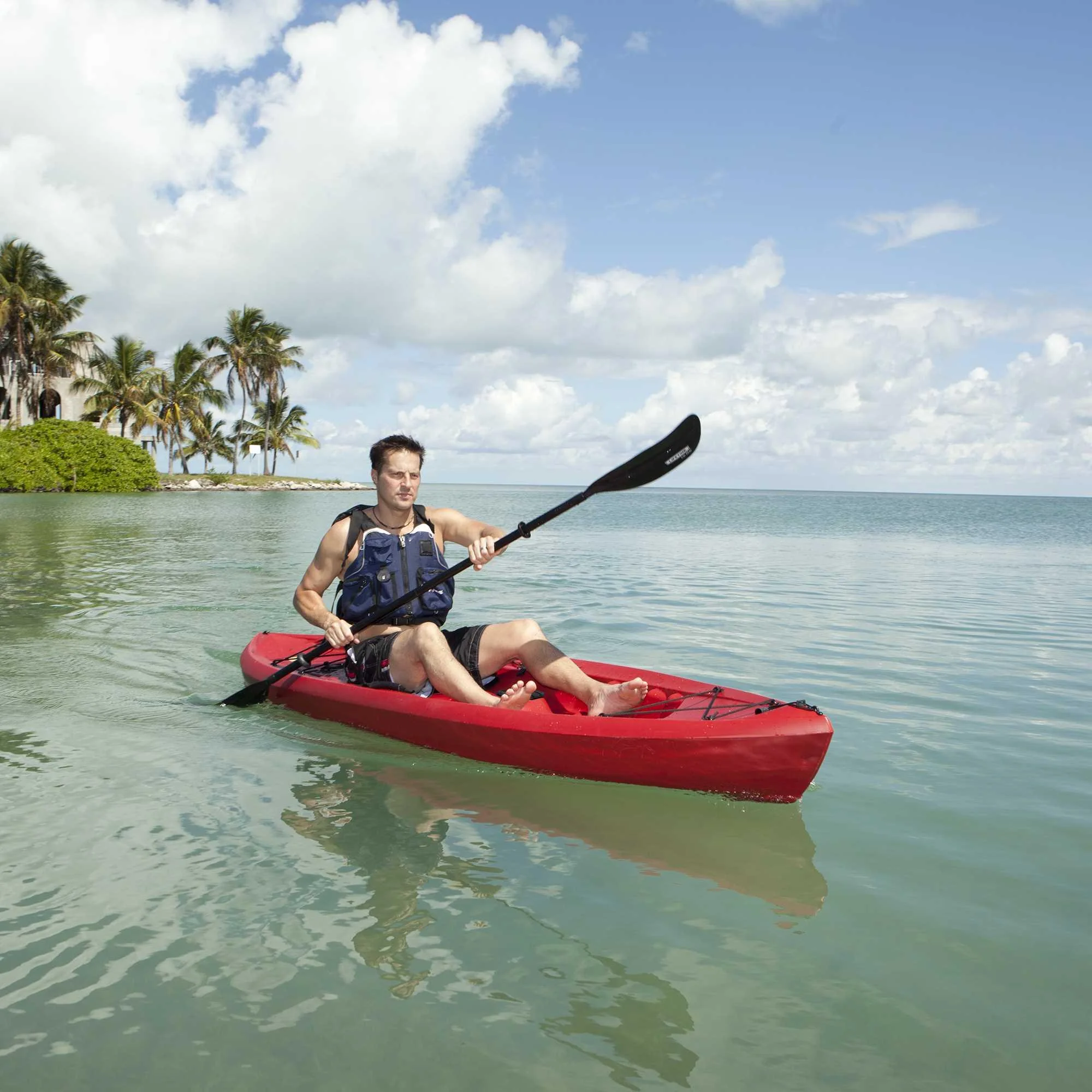 Lifetime Tamarack 10 Ft. Sit - on - Top Kayak, Fire Red (90486)