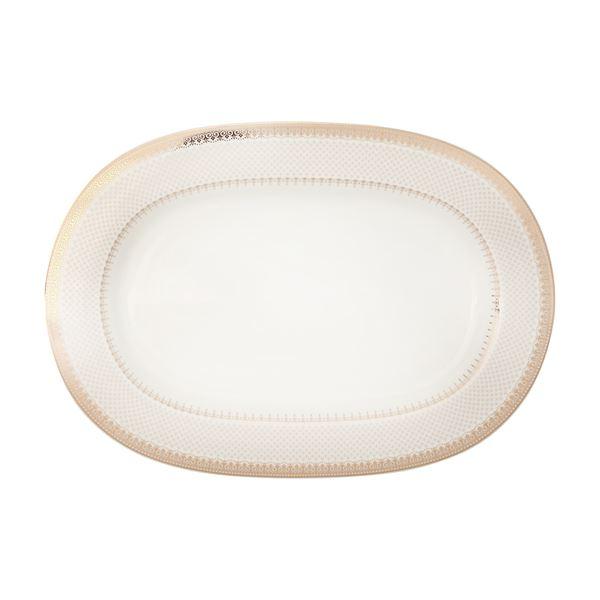 Gold Grande ovalt fat 24x34,5 cm