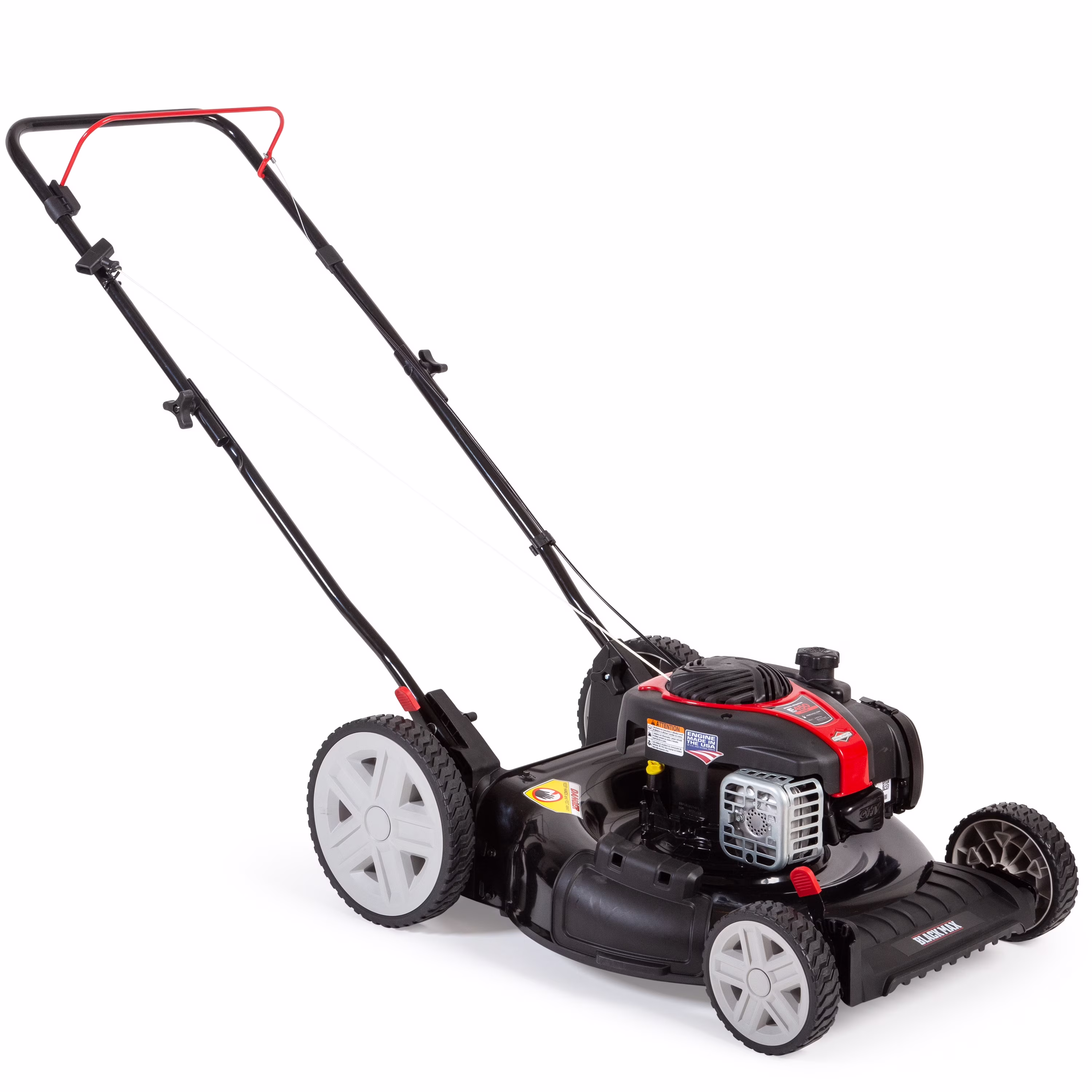 Black Max 21 - Inch Gas Push Mower, 125cc Briggs & Stratton Engine
