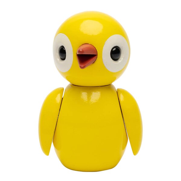 Spring Birds trefigur 6,5 cm youthful yellow