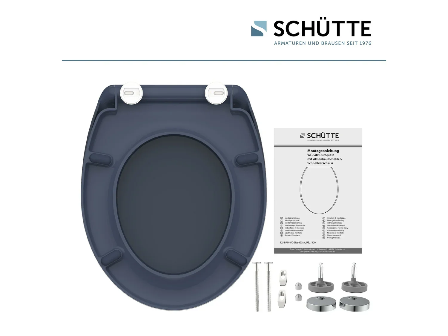 Schtte Abattant WC, avec fermeture en douceur