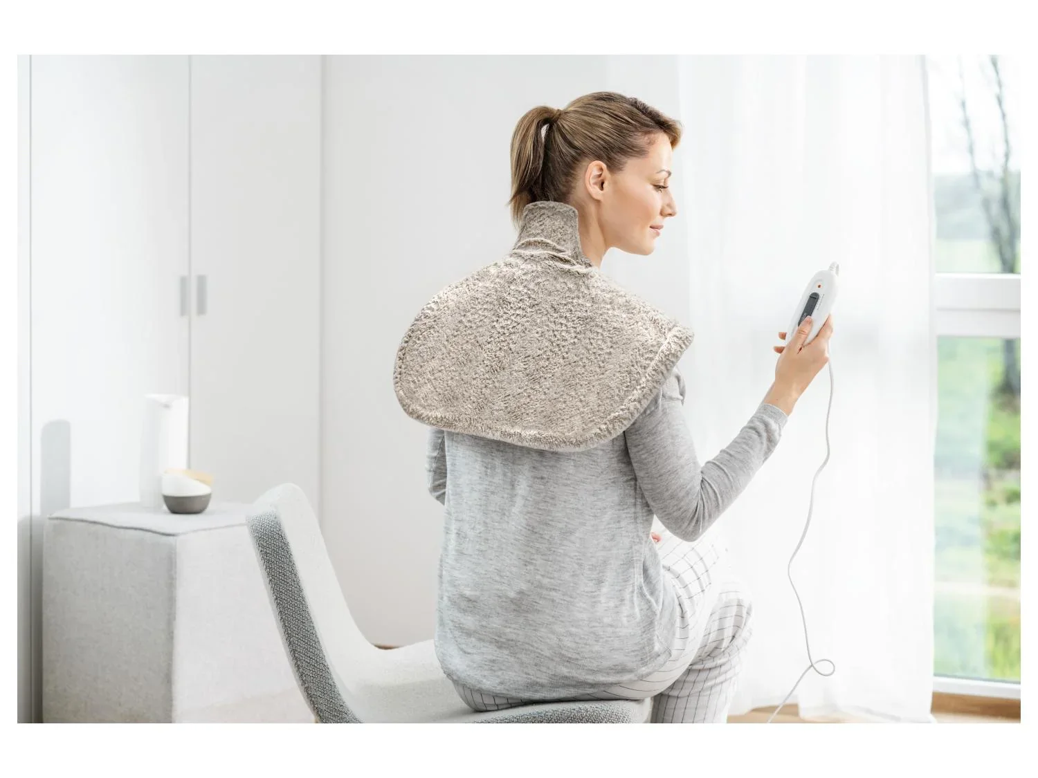 SANITAS Coussin cervical chauffant SHK 50