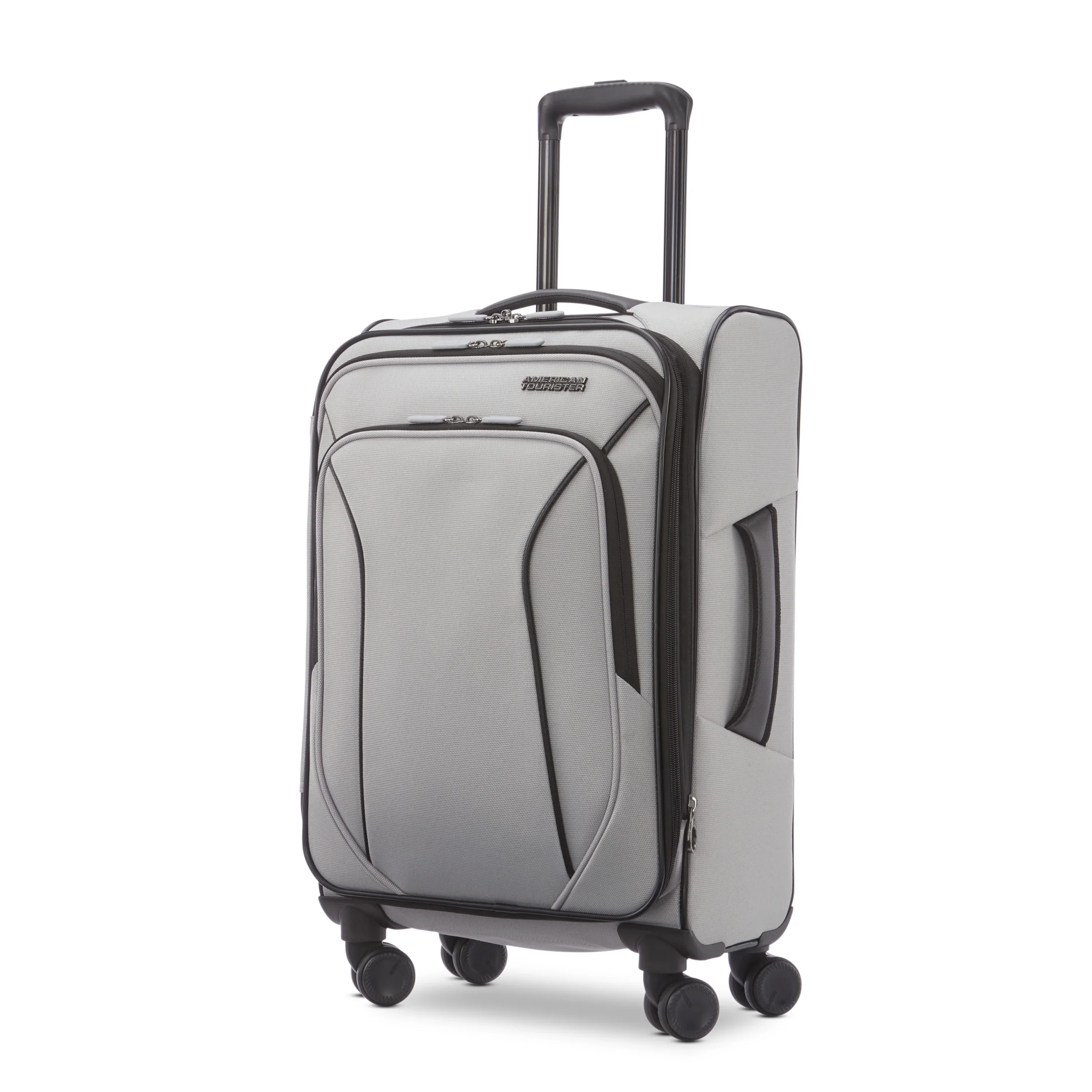 American Tourister X-Lite 3-Piece Luggage Set with Spinner Wheels - Light Grey