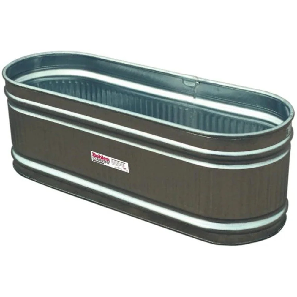 169-GALLON Galvanized Round-end Tank