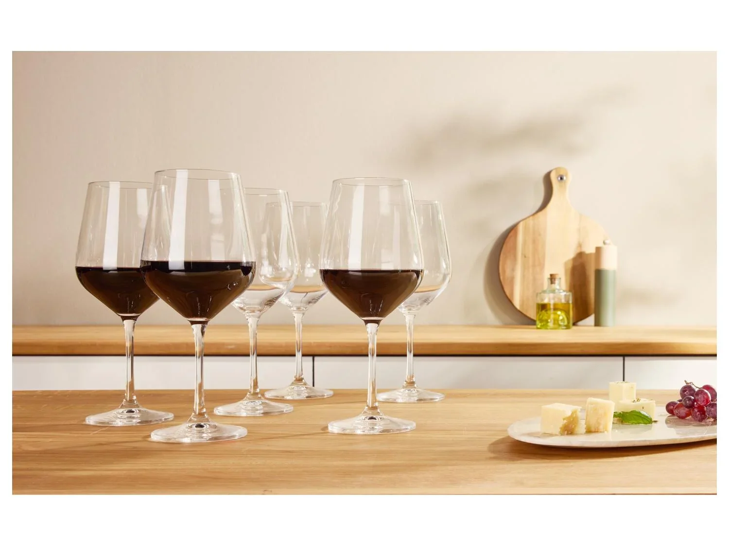 SILVERCREST Lot de 6 verres en cristal