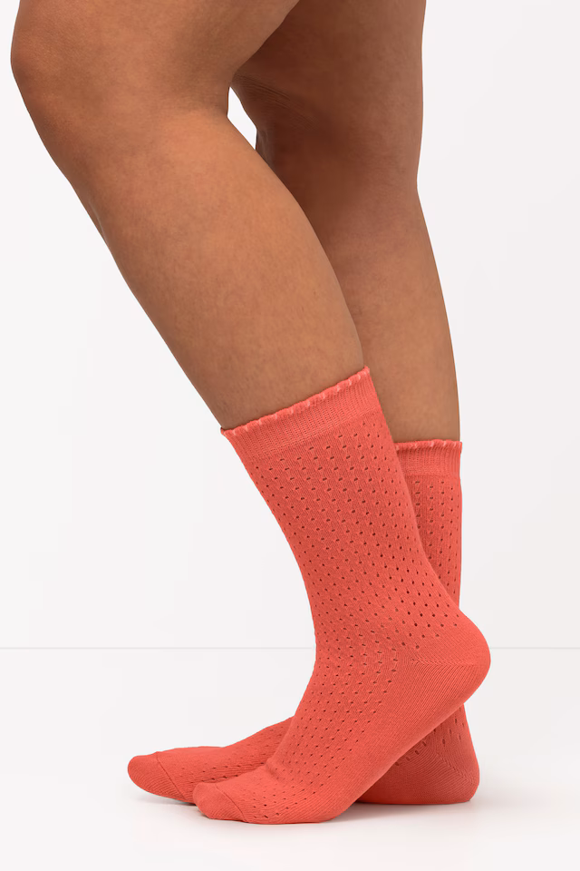 Openwork Crew Socks