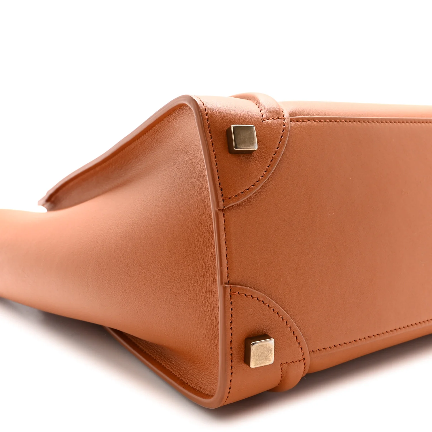 Smooth Calfskin Micro Luggage Light Copper