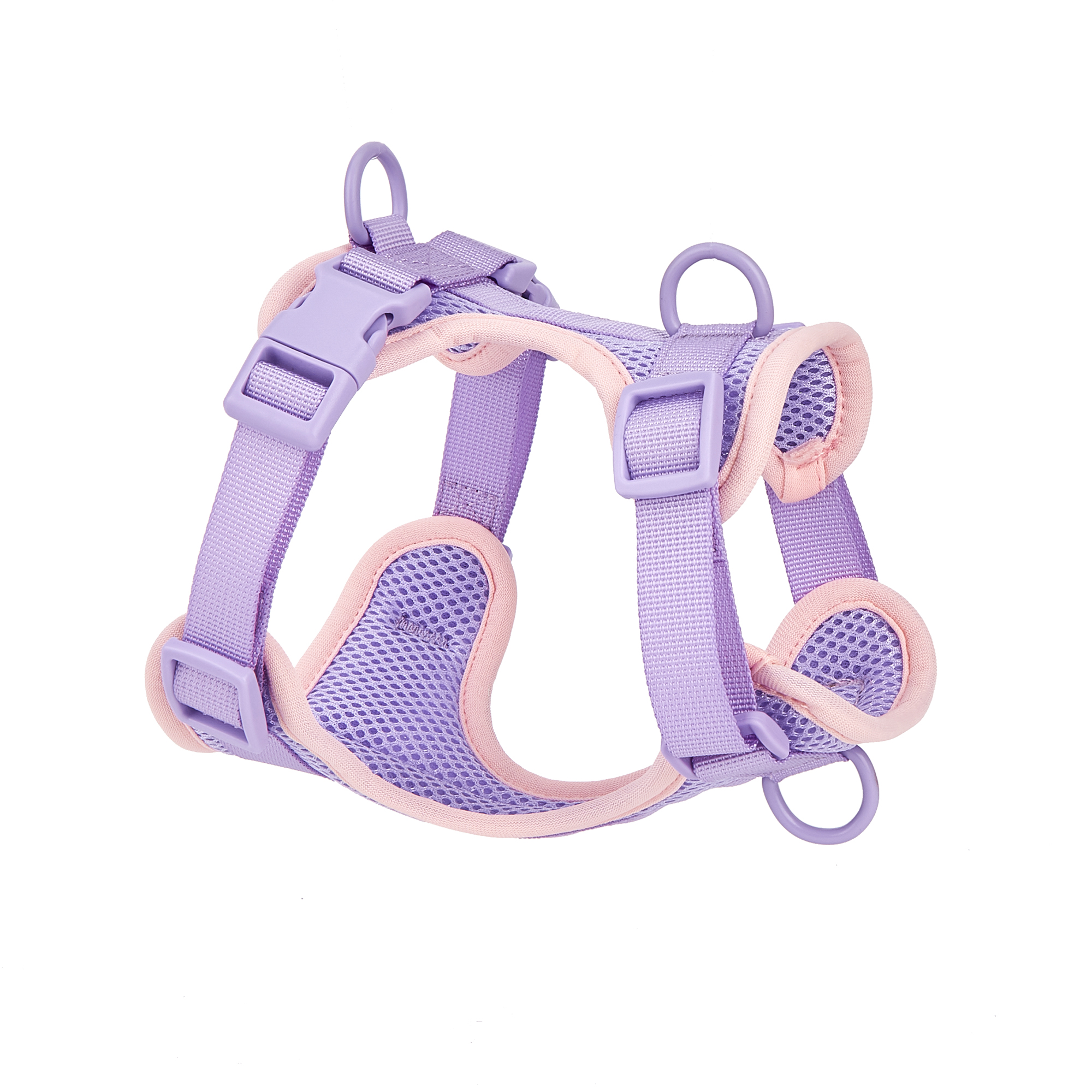 Adjustable Pet Harness Vest Multi-Color Comfort Mesh Dog Harness for Small Medium Large Cats Puppies Dogs Polyester
