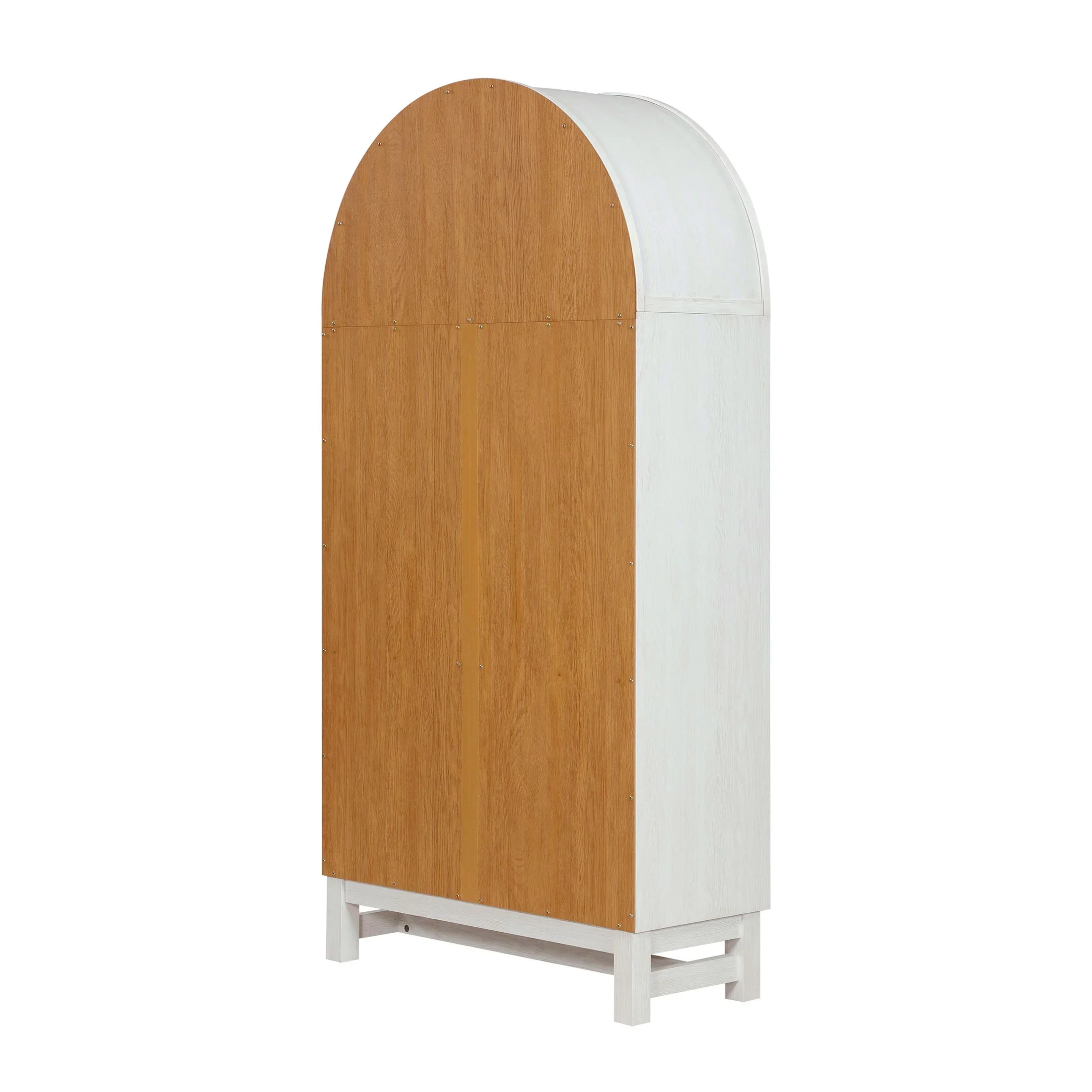 Better Homes & Gardens Juliet Open Arch Bookcase, Rich Black and Light Honey