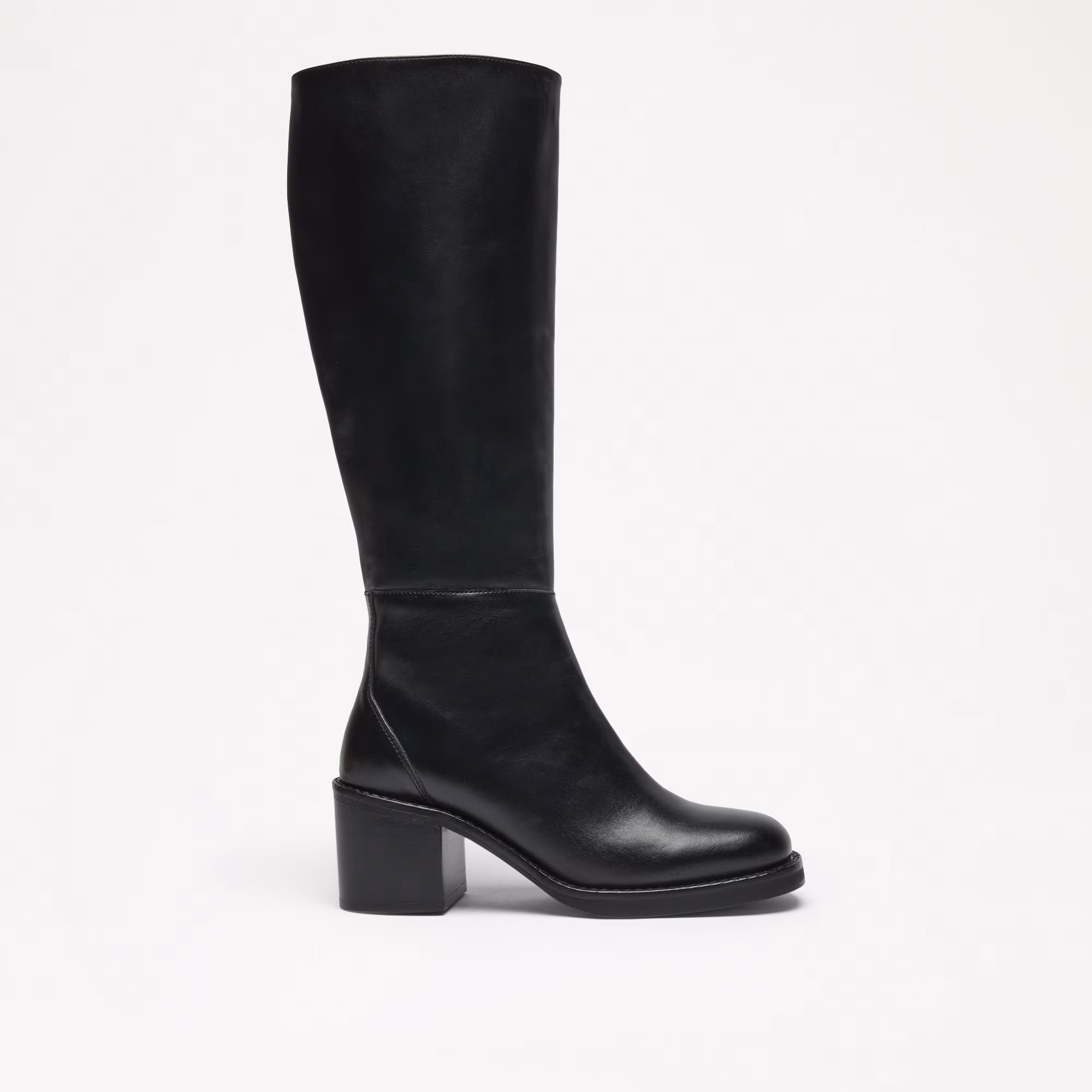 Bowland Tall<br>Clean Block Heel Mid Boot