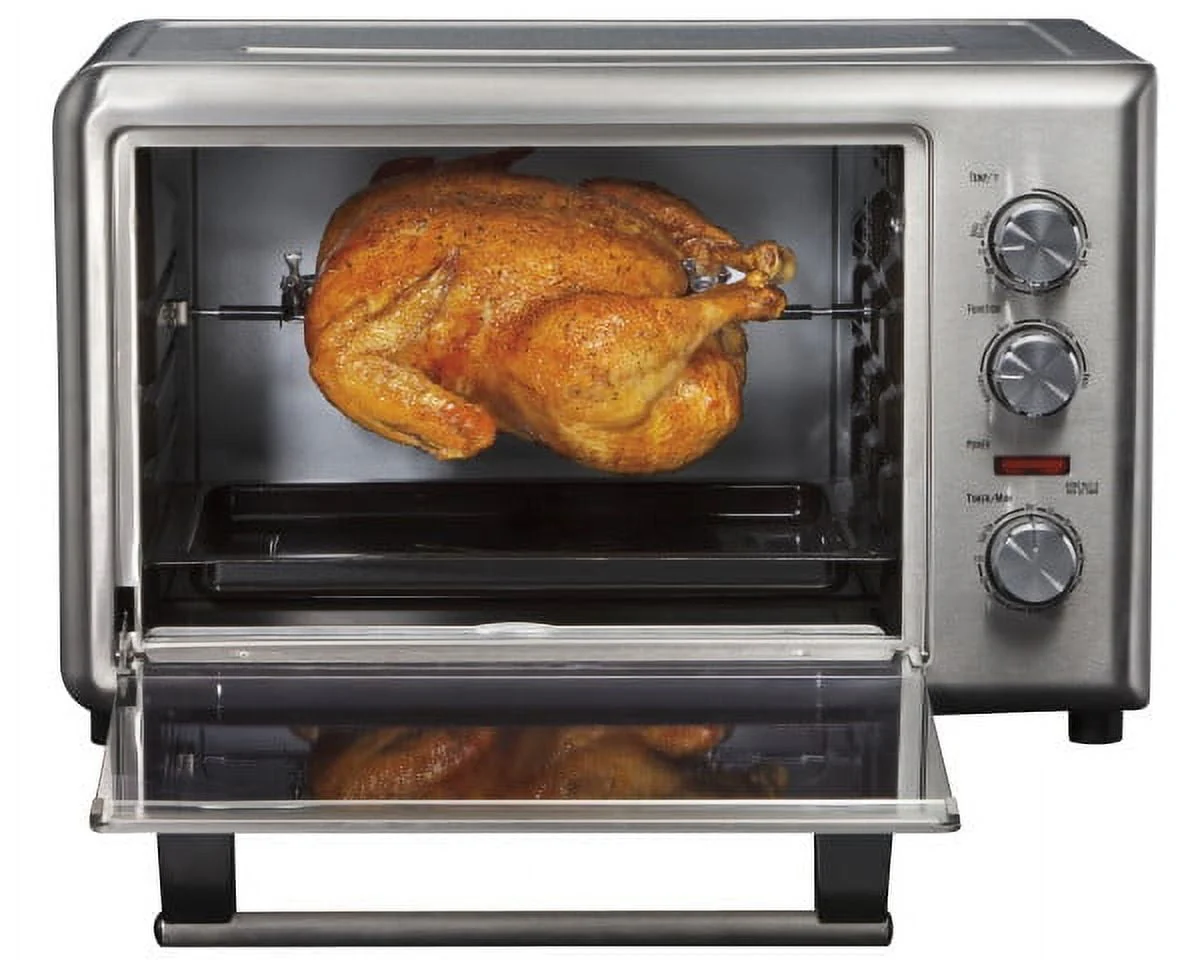 Countertop Oven with Convection and Rotisserie, Baking, Broil, Extra Large Capacity, Stainless Steel, 31103 - Image 4