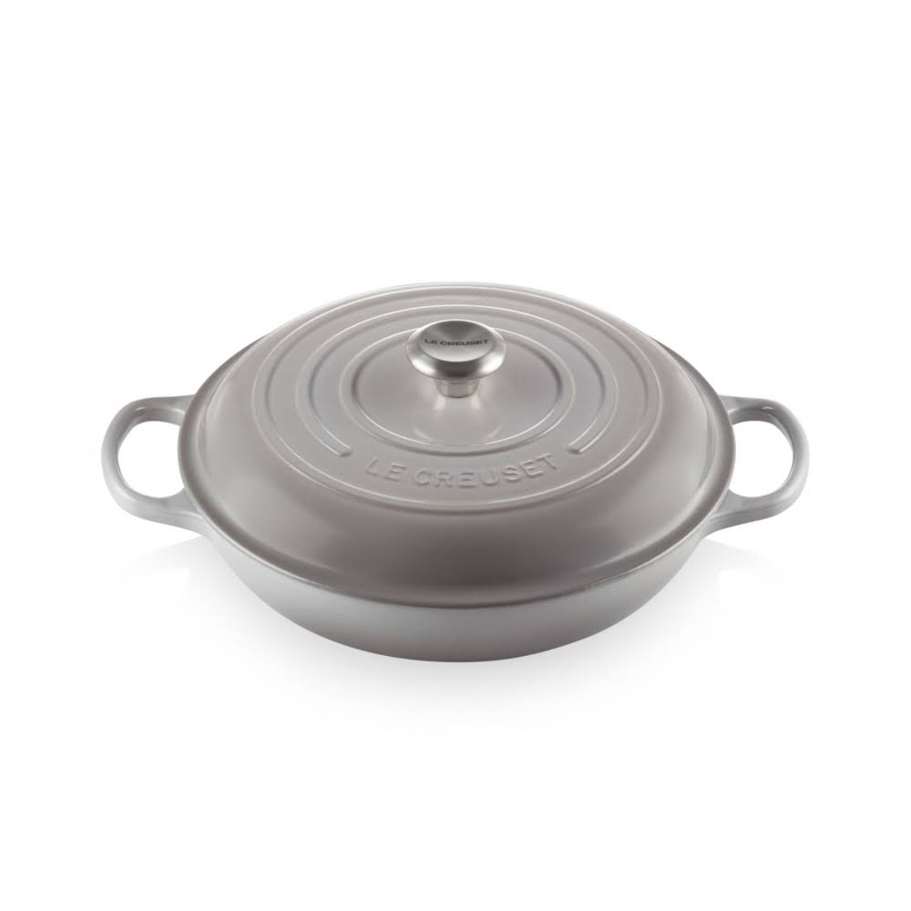 Le Creuset Cast Iron Shallow Casserole 30 cm Mist Grey