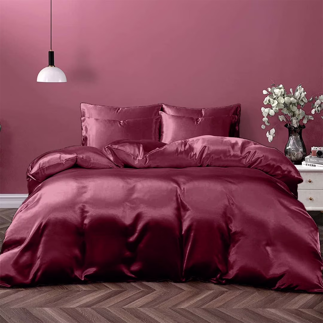 100% Silk Comforter 300 GSM Quilt Suitable for All Season Silky Super Soft Twin/Twin XL Lilac(Lilac) - Image 7
