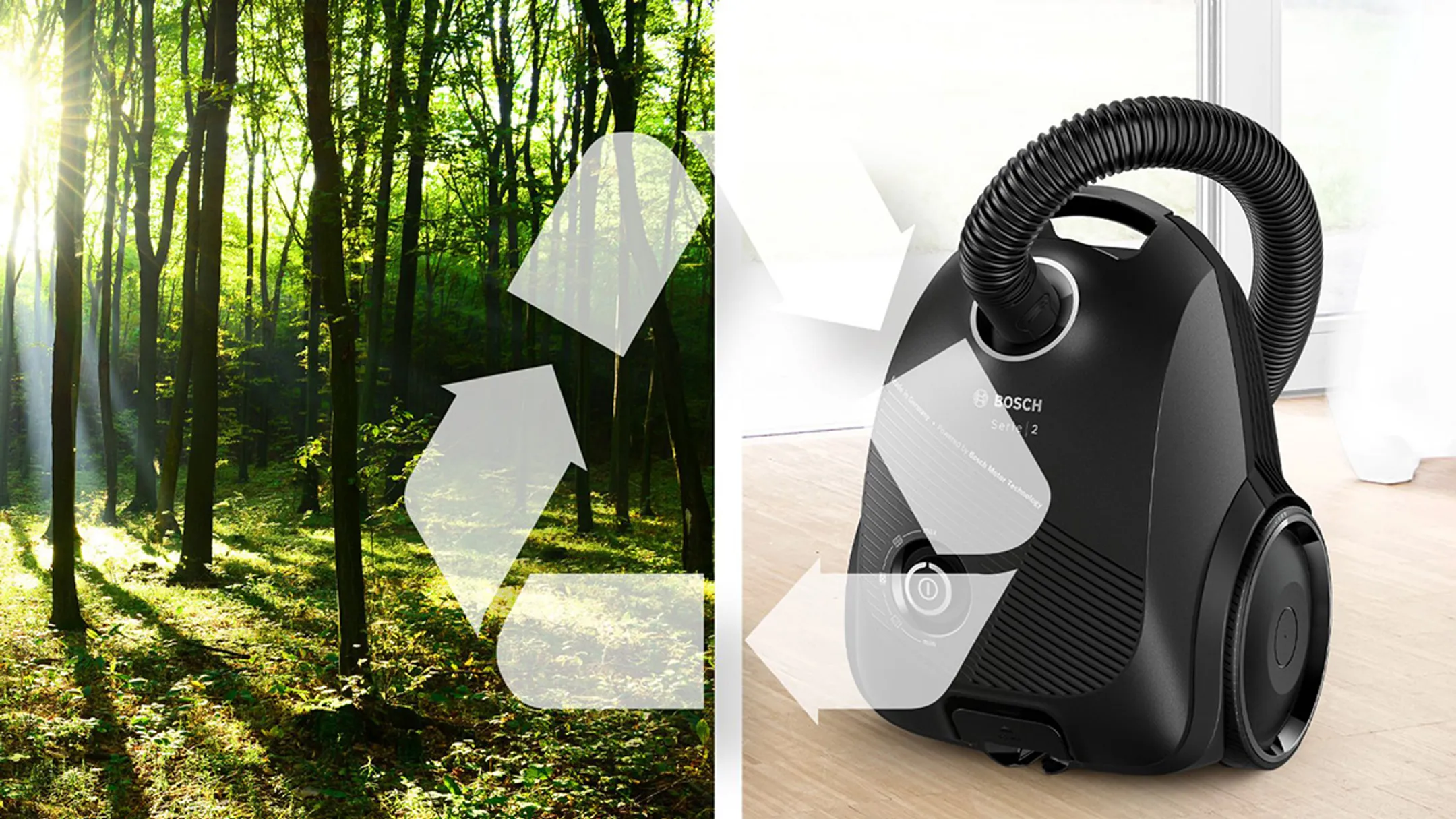 Bosch Sledestofzuiger met zak BGLS2BA1