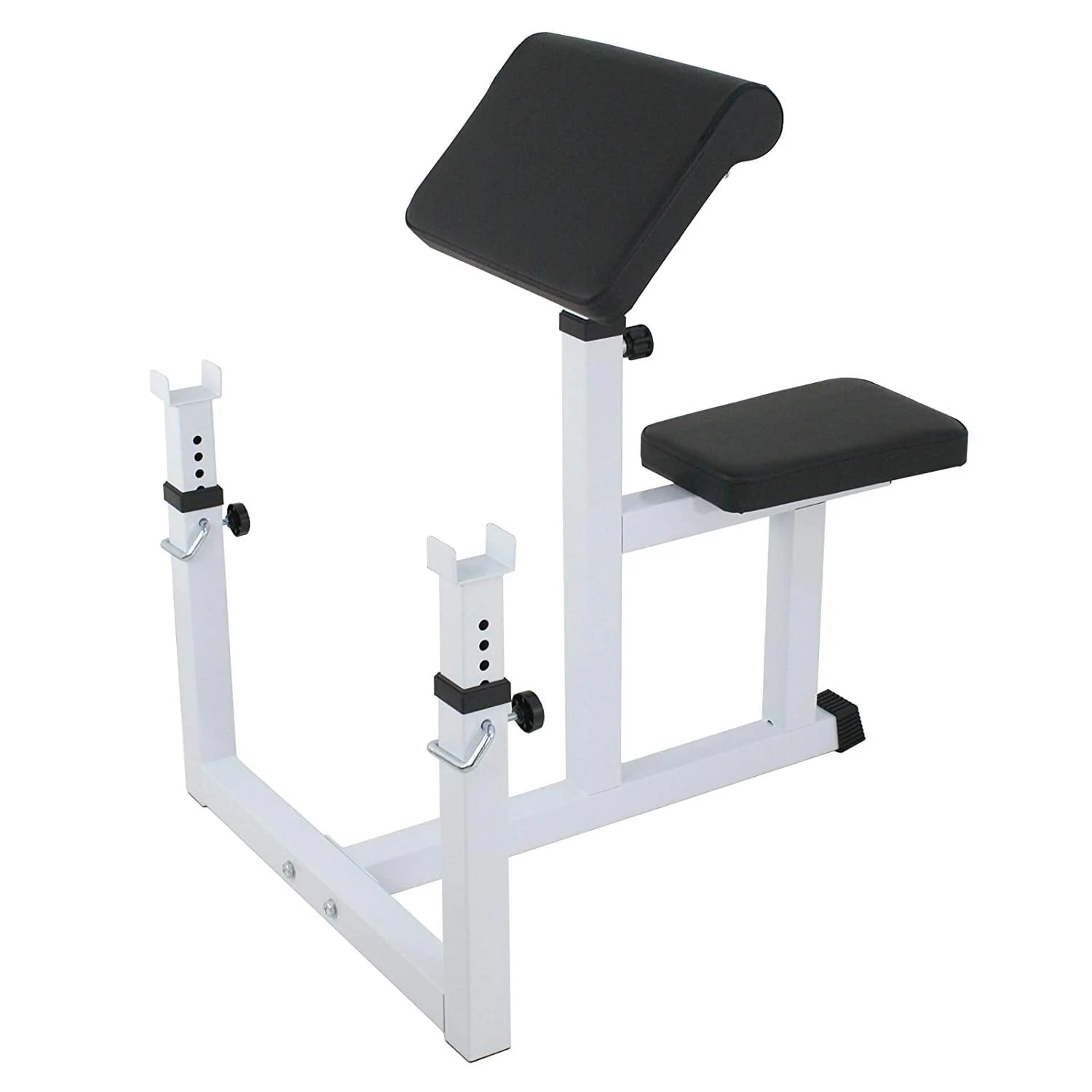 Arm Curl Weight Bench Seated Preacher Isolated Dumbbell Biceps 550LBS Arm Rest Adjustable Image 4