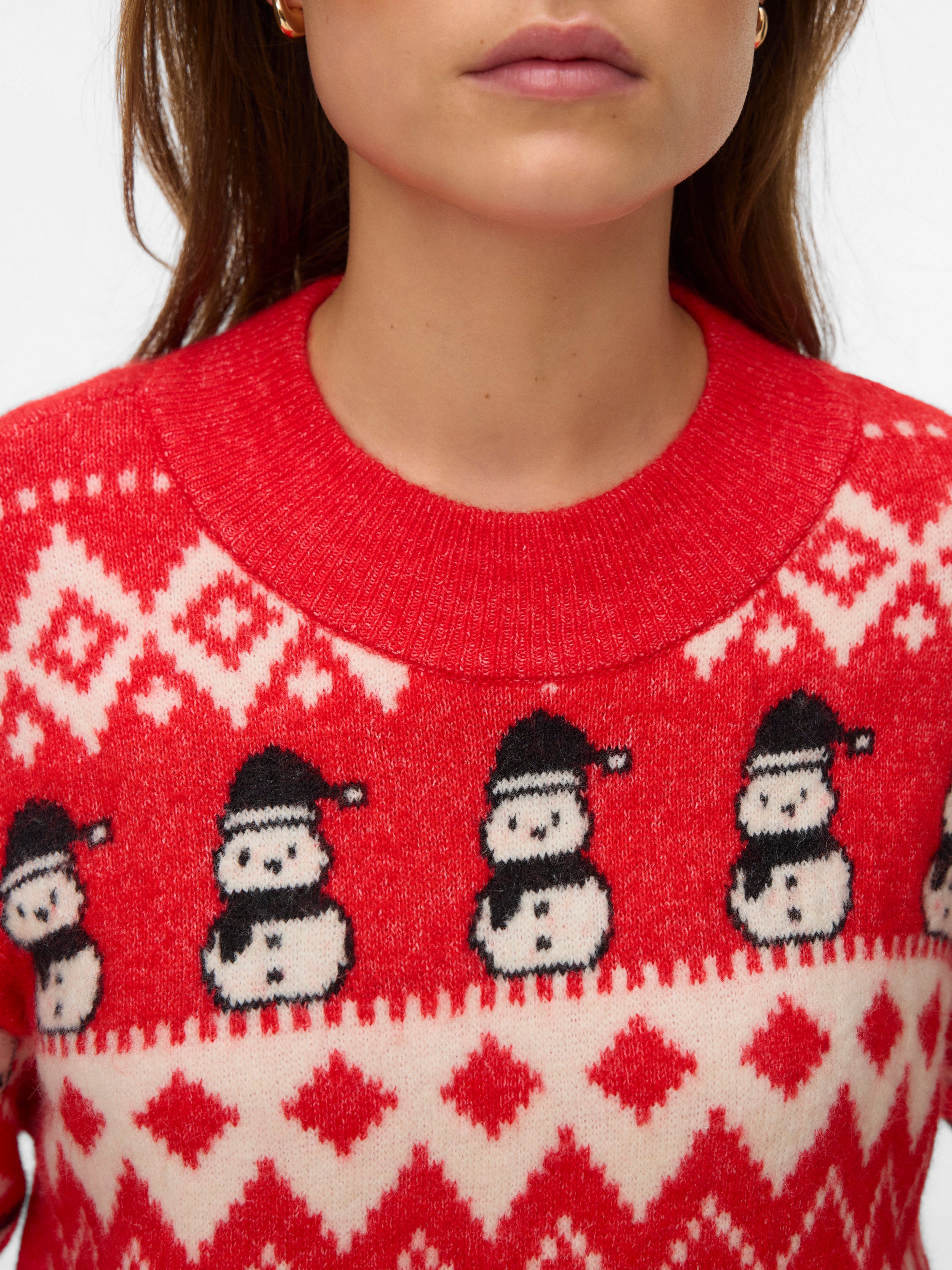 VERO MODA® VMFROSTSNOWMAN Knitted pullover