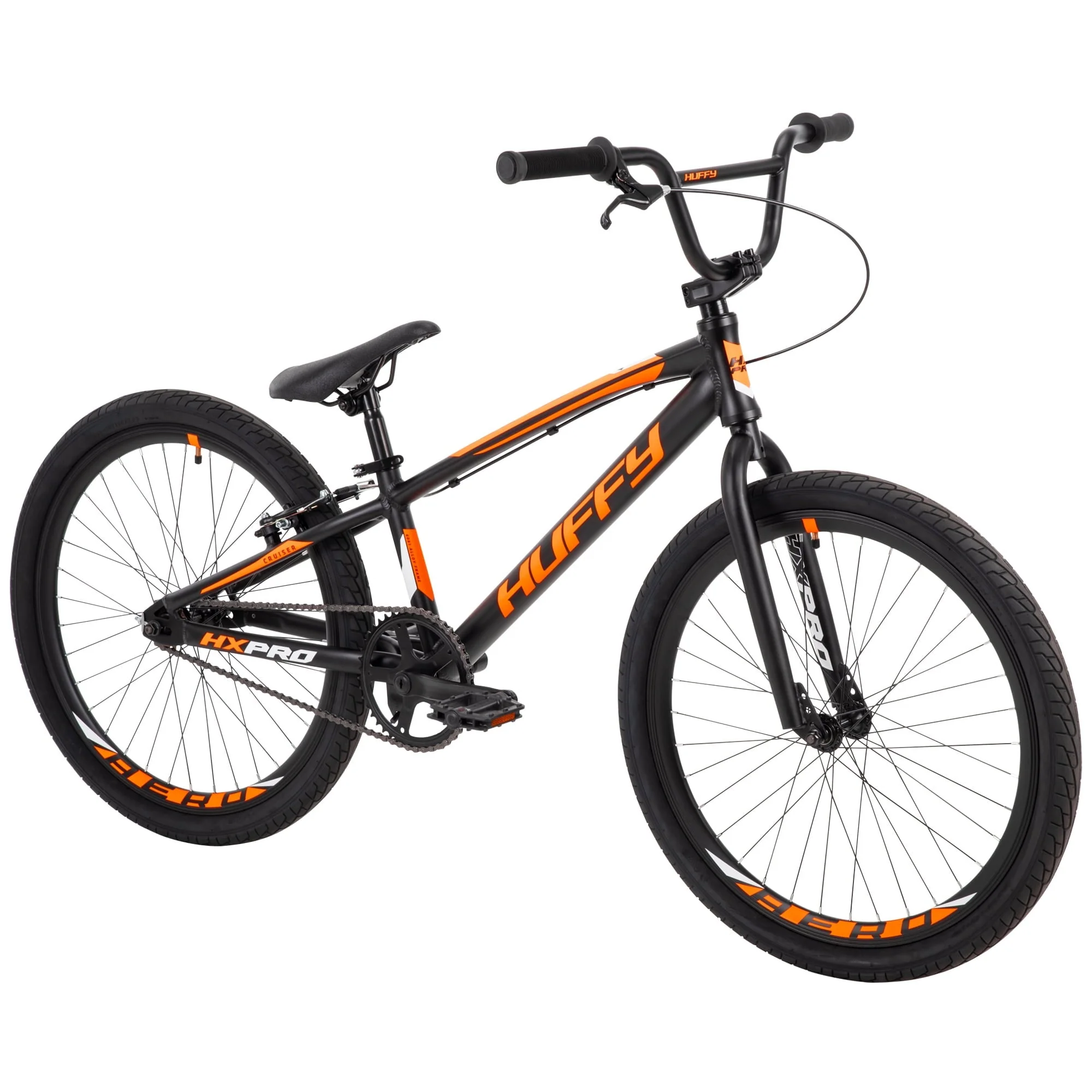 HX Pro Cruiser 24 inch Aluminum BMX Bike for Boys, Black/Orange Image 5
