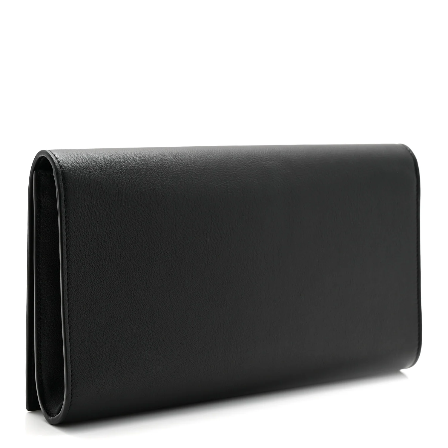 Calfskin Monogram Large Belle De Jour Clutch Black