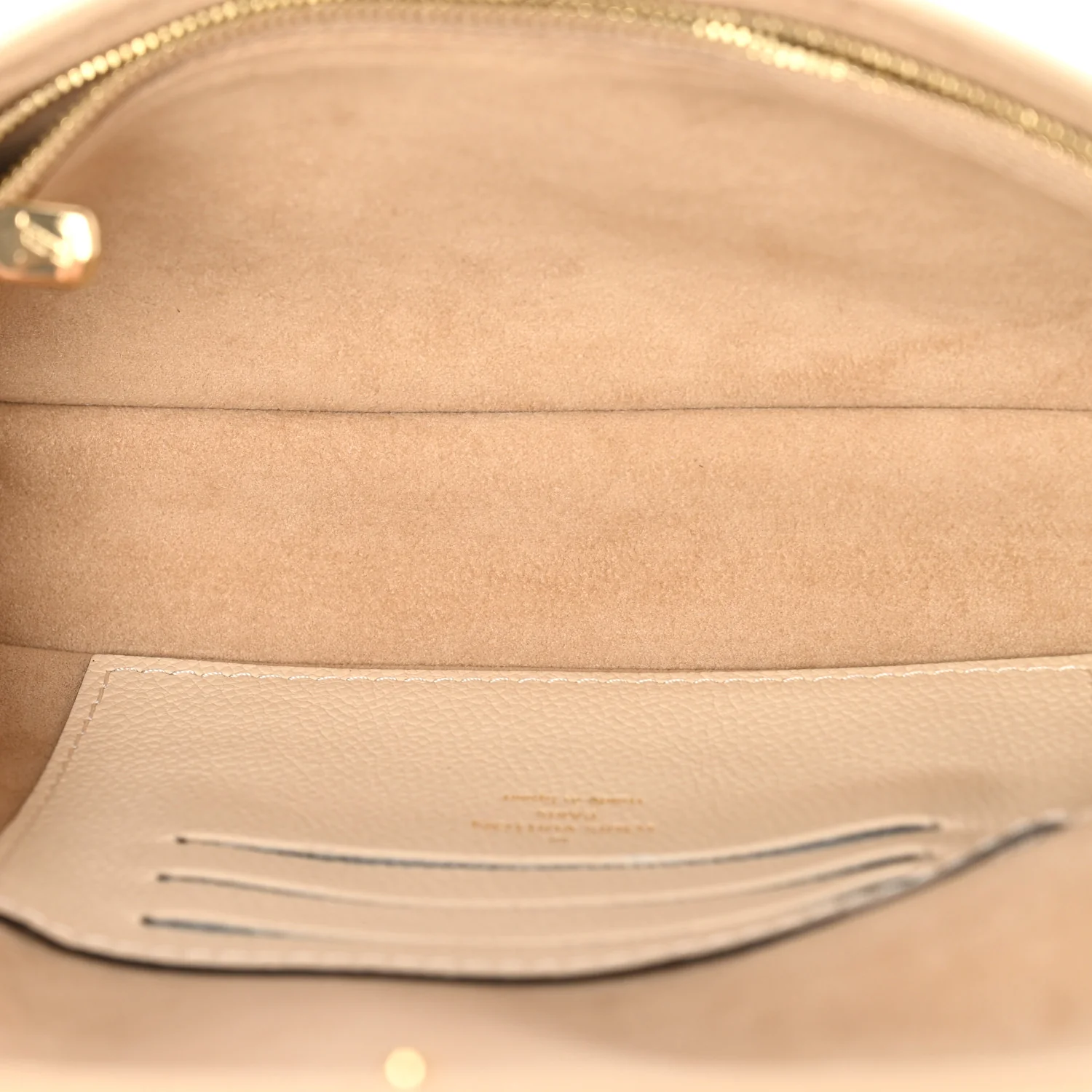 Empreinte Monogram Giant Ivy Wallet On Chain Cream