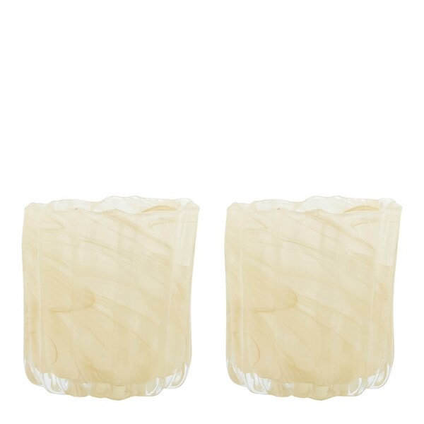 Curl telysestake 10x11,5 cm 2 stk beige