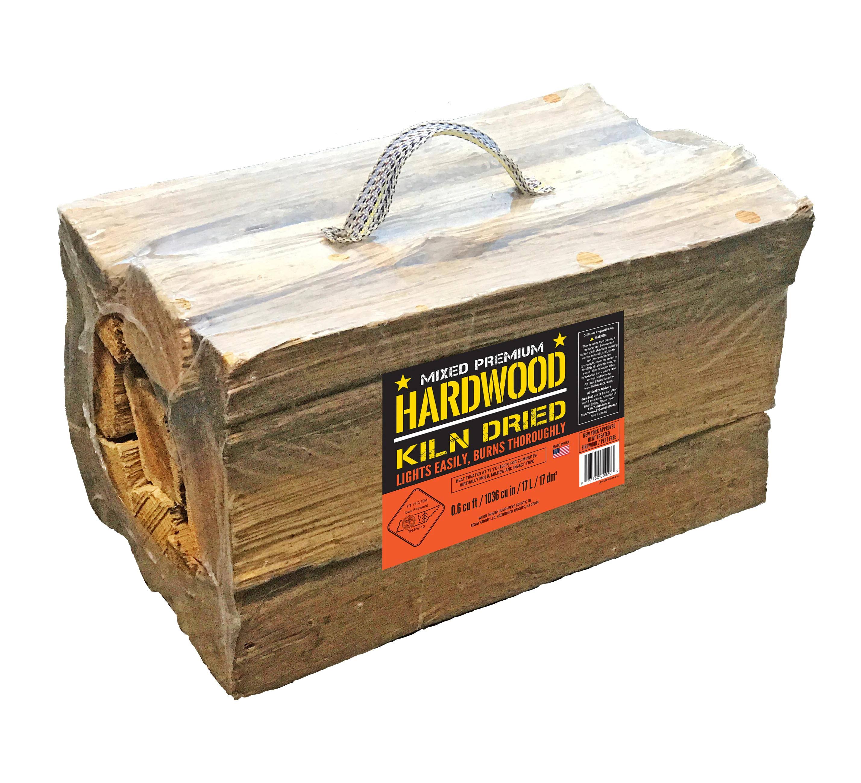 Eco Forest Premium Mixed Hardwood Firewood Bundle - High-Quality Split Firewood for Cozy Fires | 00897162000258