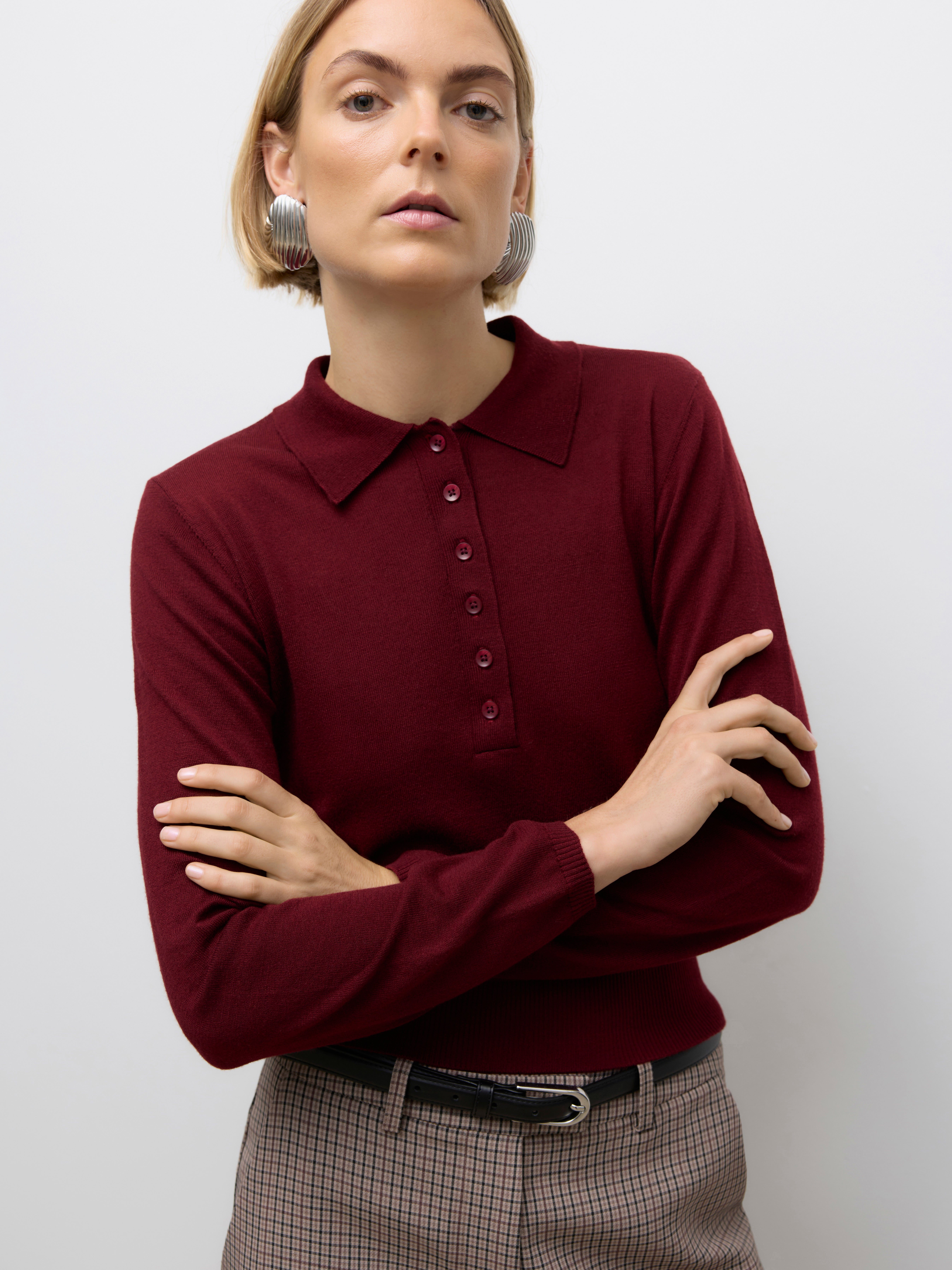 VERO MODA® AWSIKITA Knit Polo-Shirt