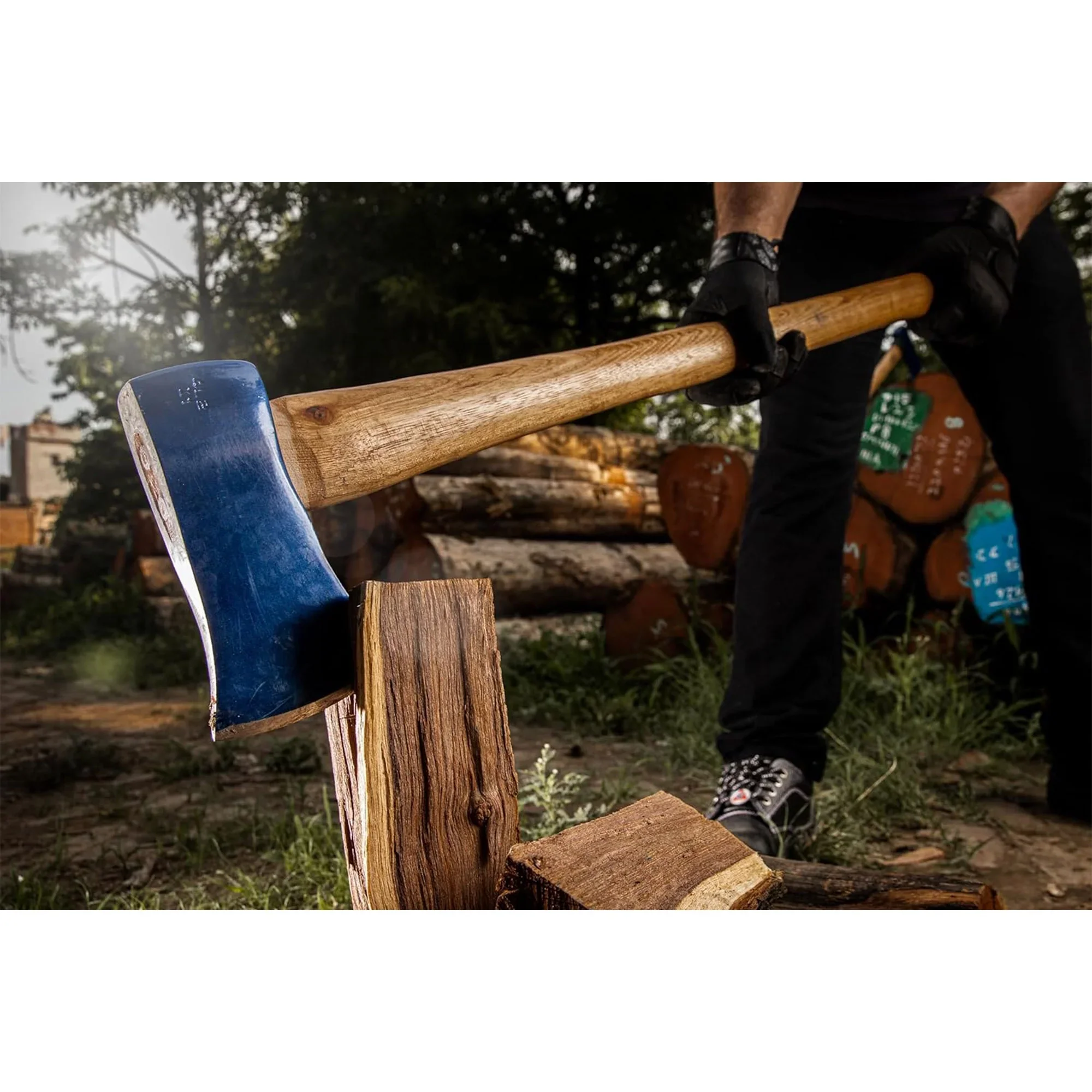 Estwing 8 lb Wood Splitting Maul with 36 Hickory Wood Handle & Steel Blade
