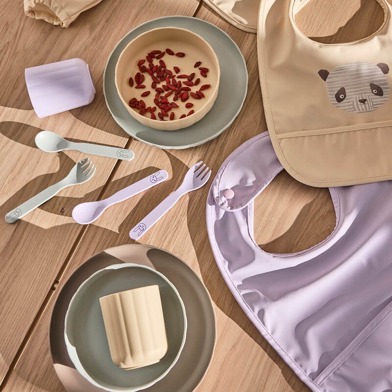 Pullo servisesett 20x20 cm Pale Mint/Vanilla/Lavender