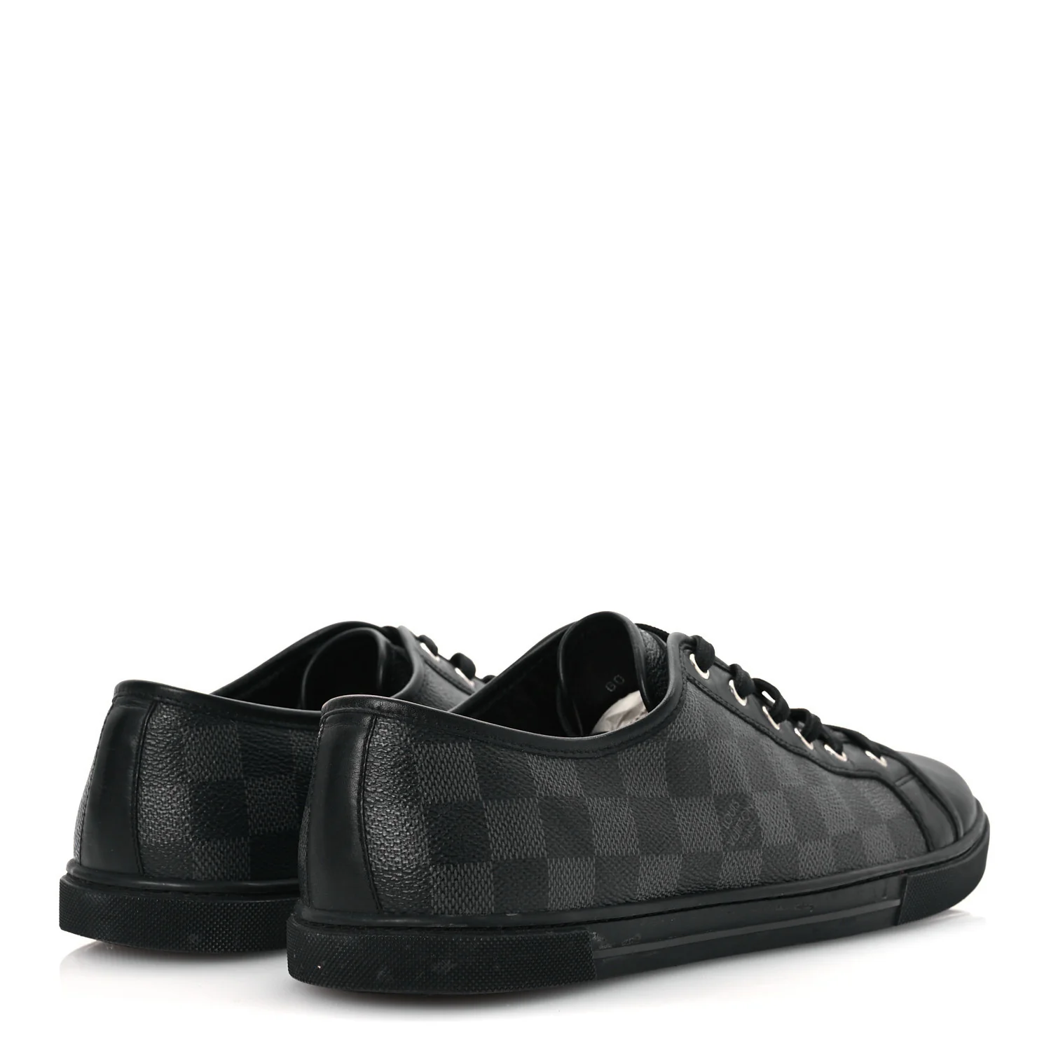 Calfskin Damier Graphite Sneakers 7.5