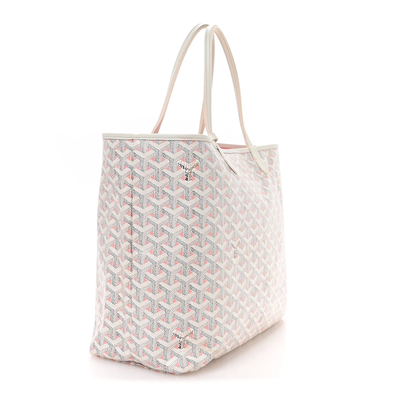 Goyardine Saint Louis Claire Voie PM White Pink