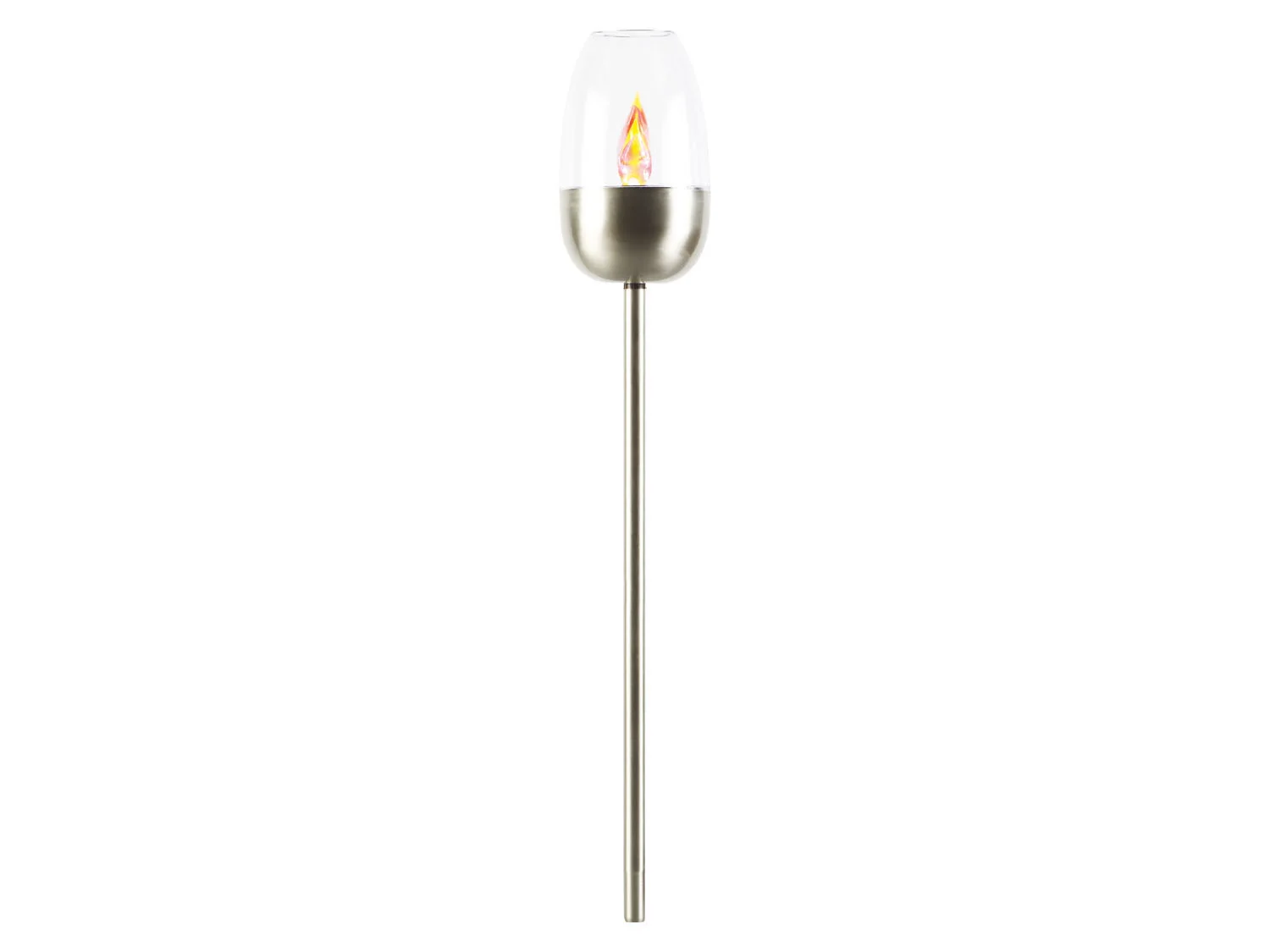 LIVARNO home Torche ou balise solaire  LED, effet flamme, 0,06 W