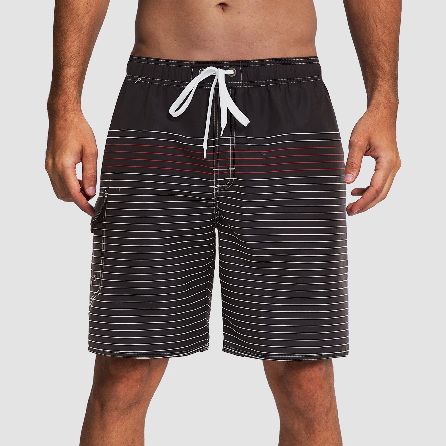 Short de bain homme à une poche, séchage rapide, doublure en maille
