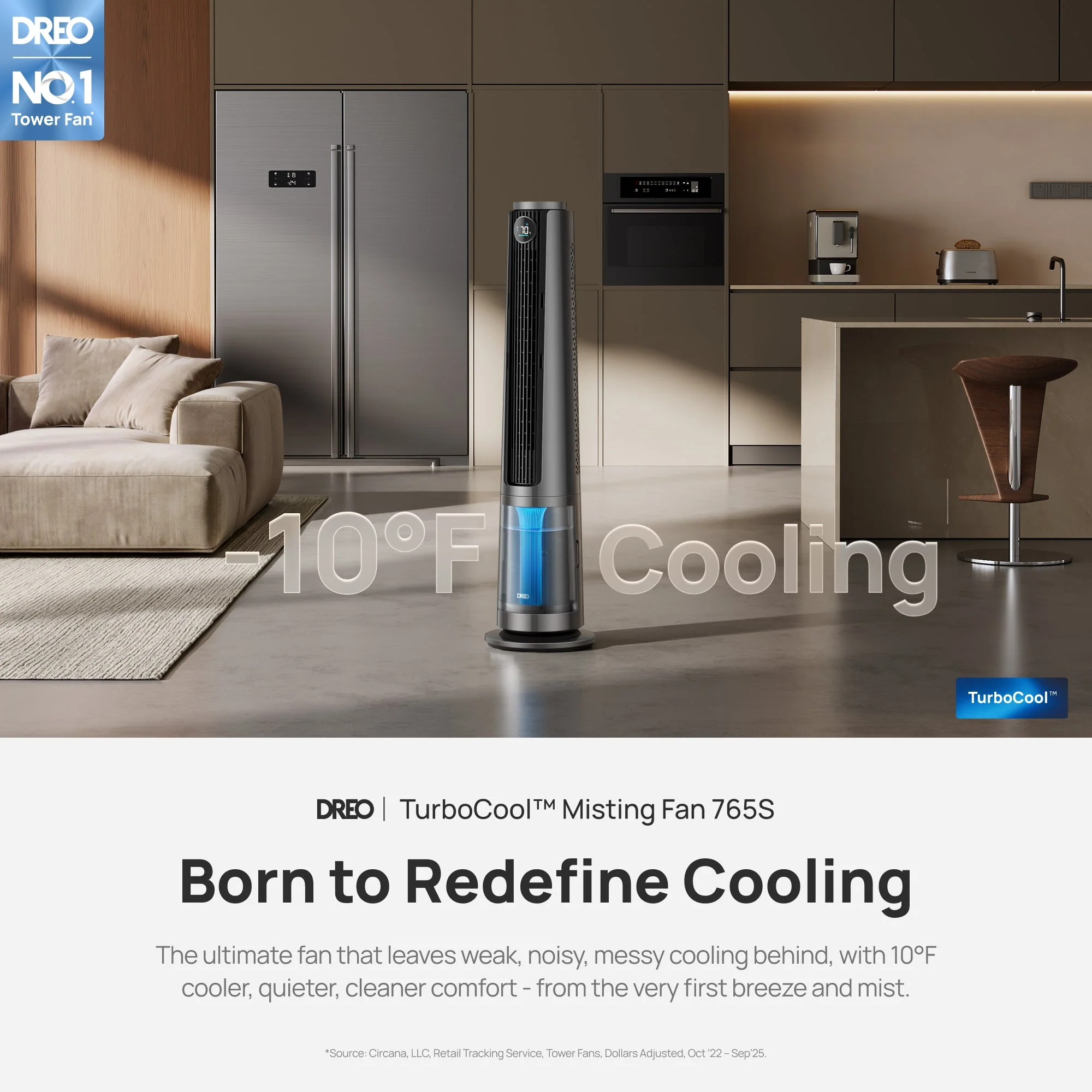 TurboCool Misting Fan 516S & TurboCool Misting Fan 765S
