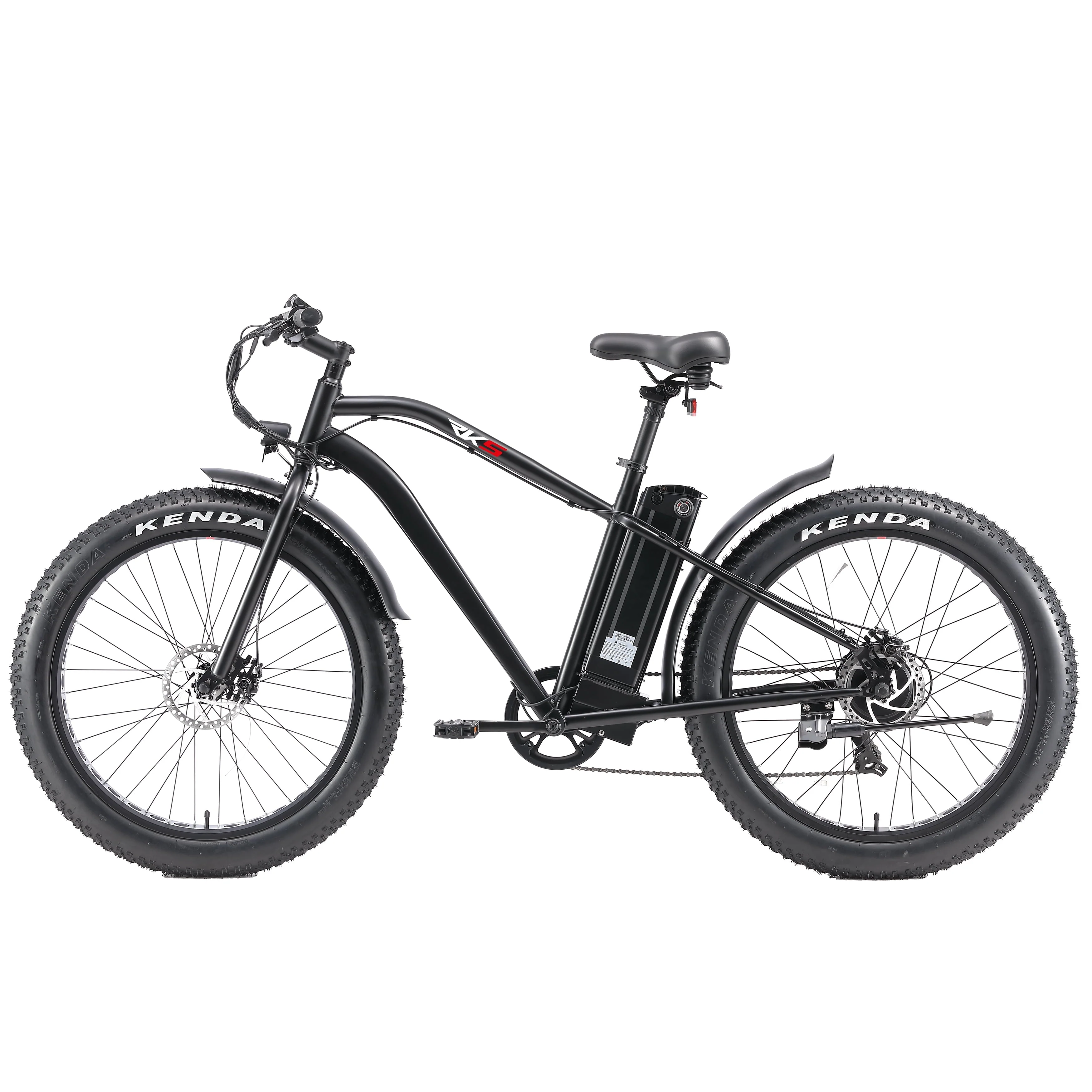Electric Bike with 750W Motor, Electric Bike for Adults, Electric Mountain Bicycle with 48V 14 5Ah Battery, 26'' Fat Tires, LCD Display, Front and Rear LED Lights, Professional 7 Speed Gears Image 3