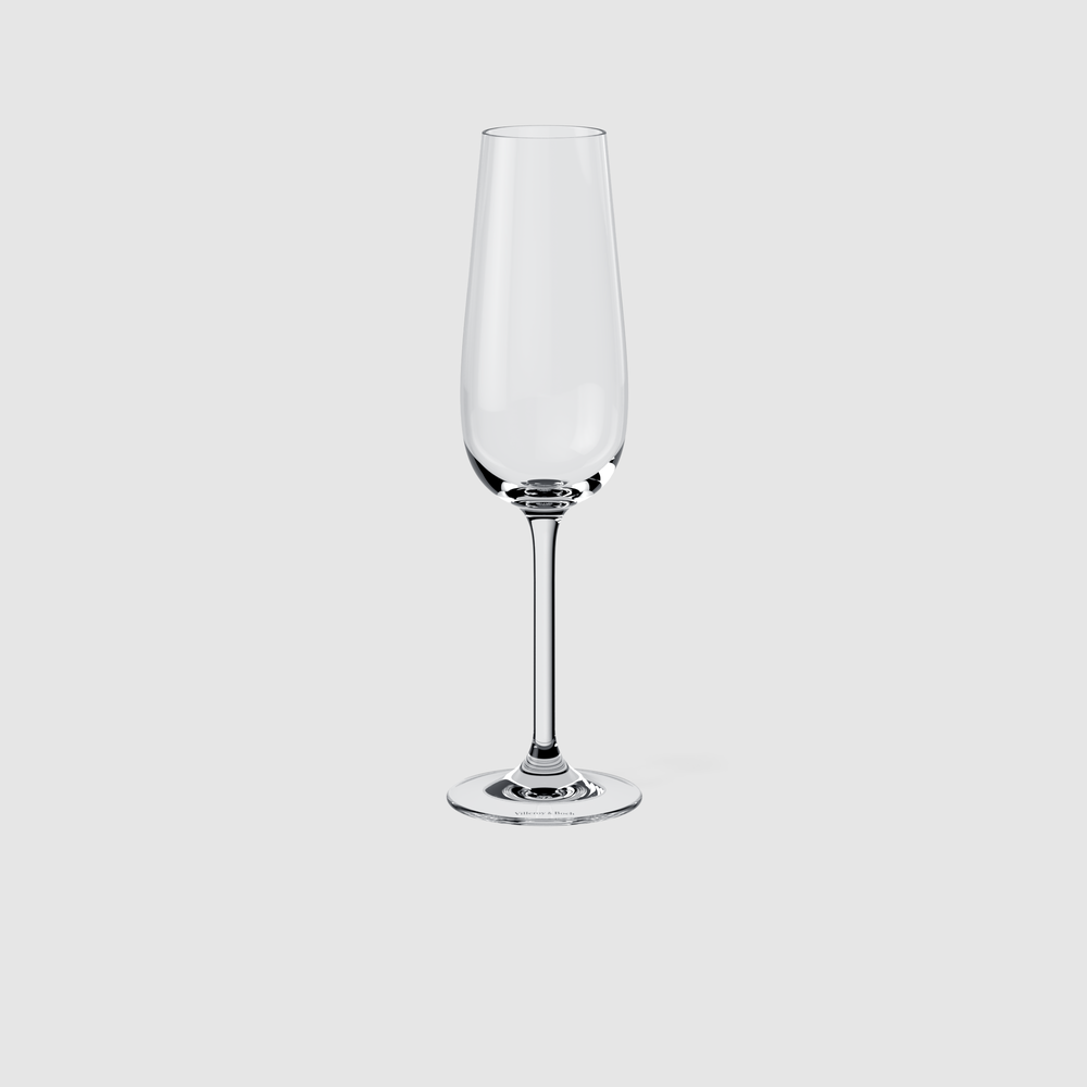 Purismo Champagne glass - Clear, 9.2 oz, crystal glass