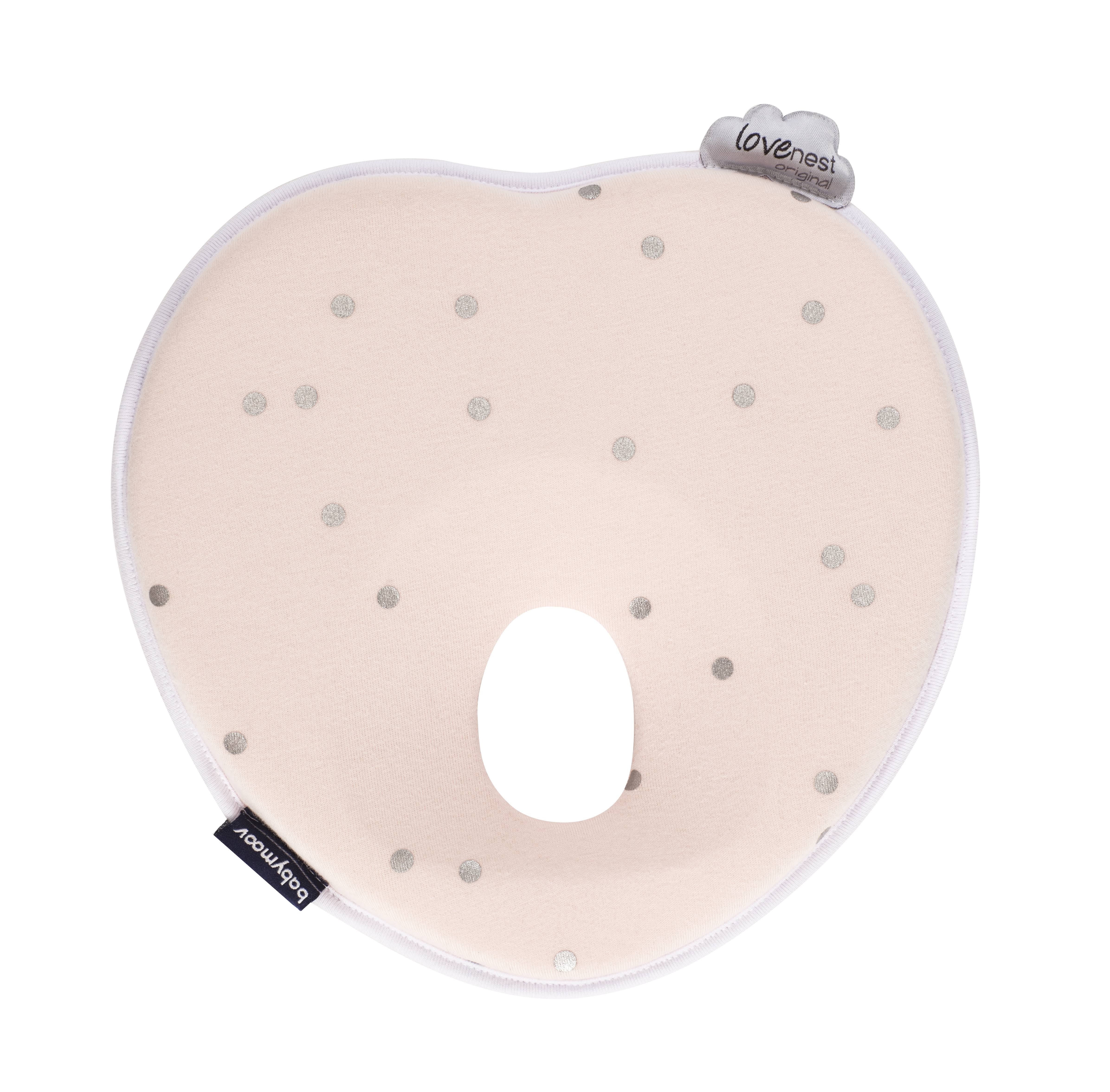 Babymoov Lovenest Original Baby Pillow and Head Support, Pink