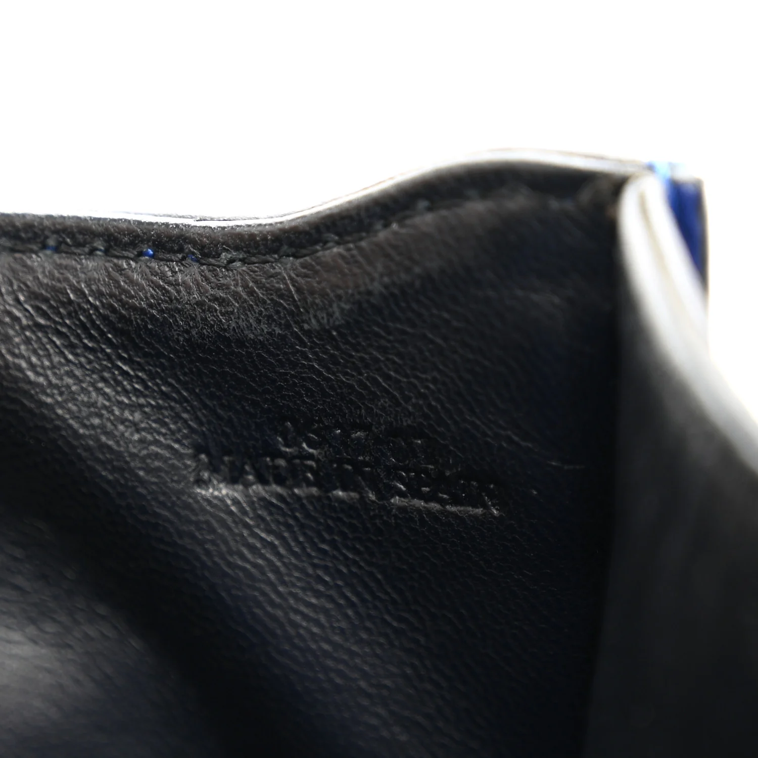 Calfskin Small Barcelona Shoulder Bag Royal Blue