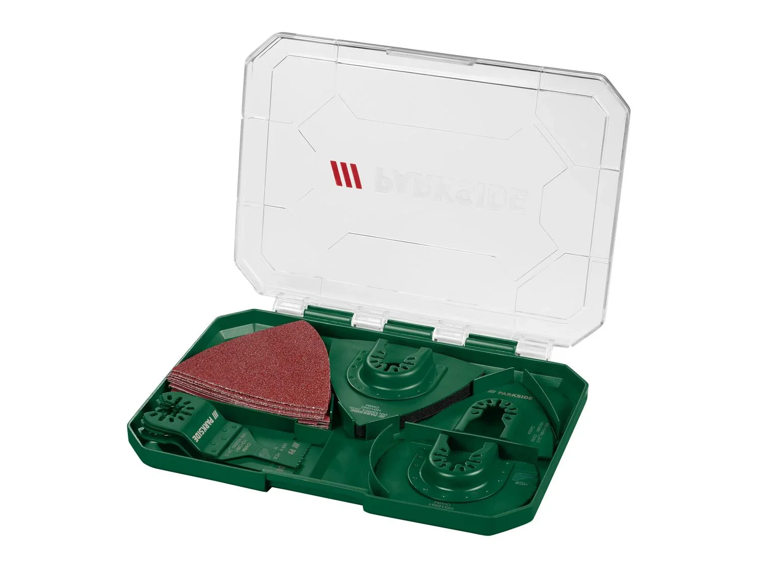 PARKSIDE Accessoires pour outil multifonction, 24 pices