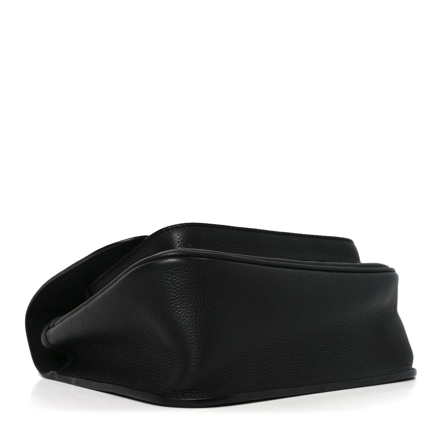 Grained Calfskin Lockme Chain Bag PM Black