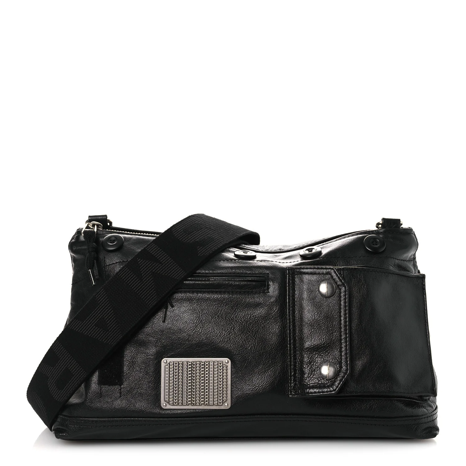 Goatskin The Large Cargo Bag Black
