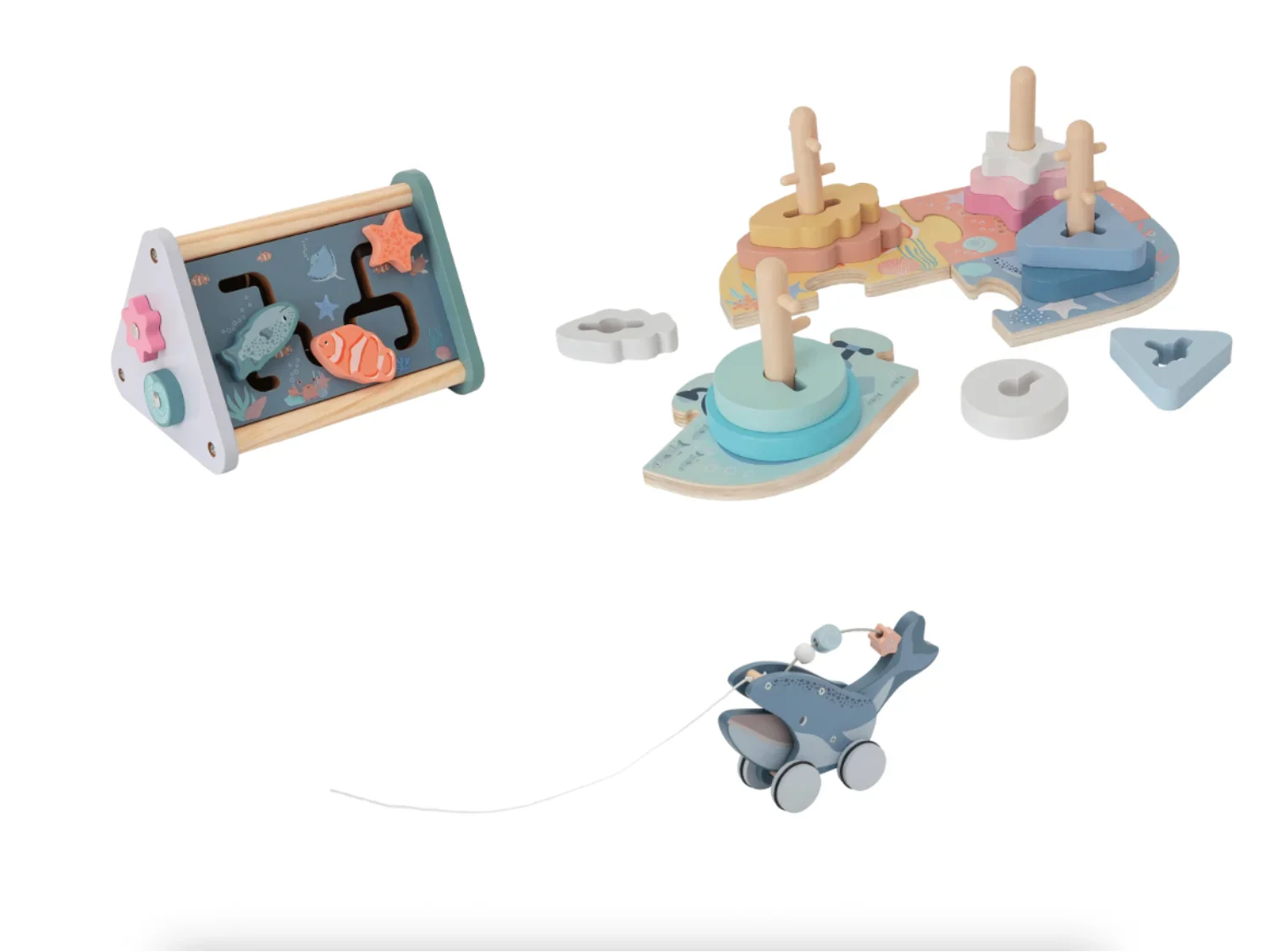 lupilu Jeu de motricit en bois