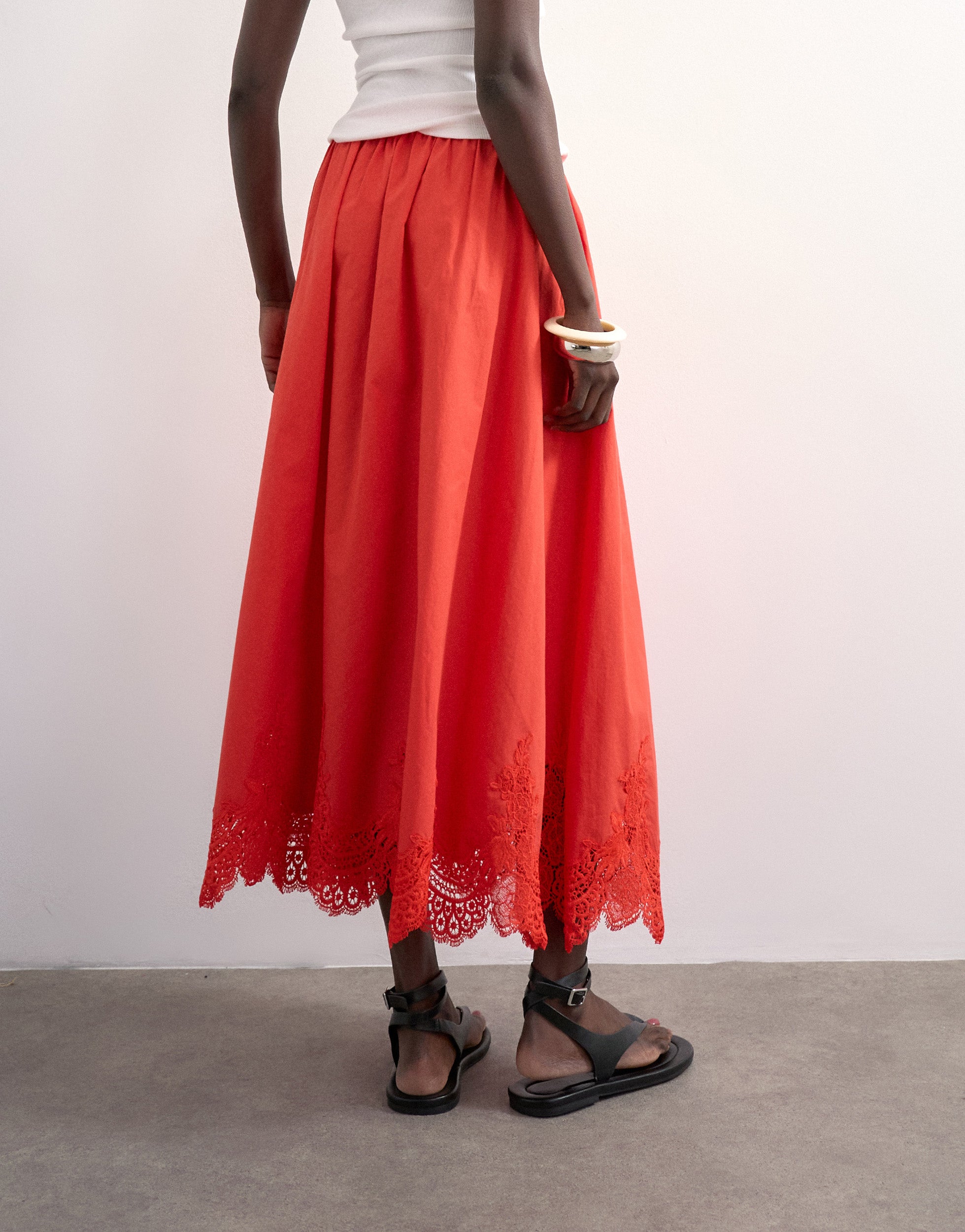 VERO MODA® TSLINA Mid rise Long skirt