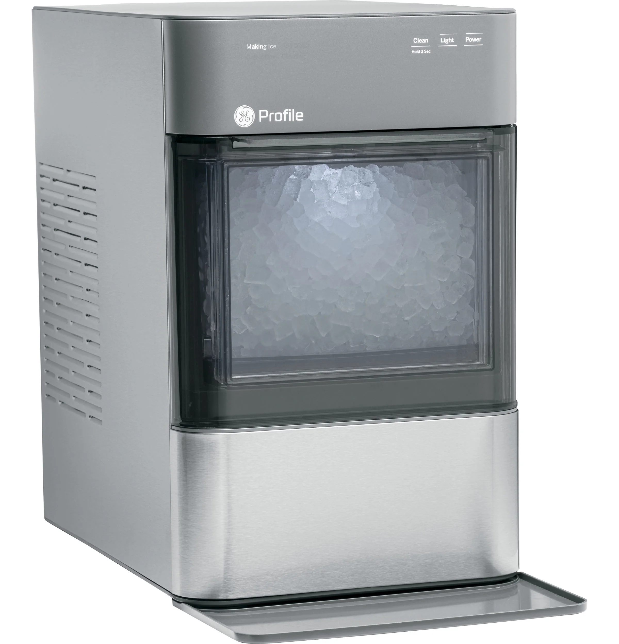 GE Appliances Opal 2.0 Countertop Nugget Ice Maker, 38 lb Maximum Output, Industrial