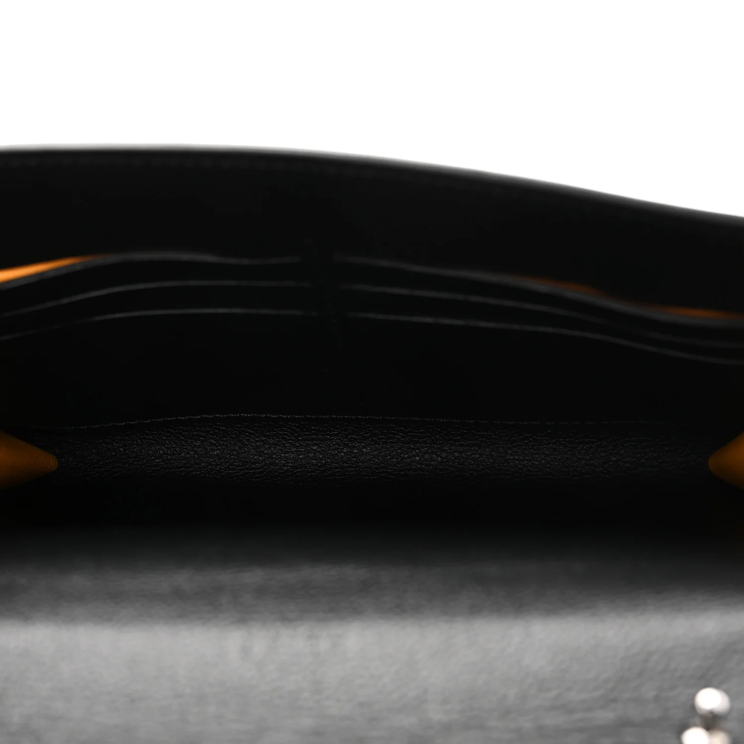 Goyardine Calfskin Chypre Wallet Pouch Black