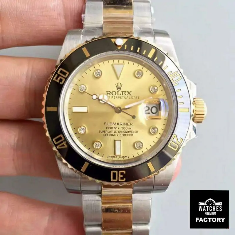 Rolex Submariner Date 116613LN 2018 Noob Factory V8 Champagne Dial