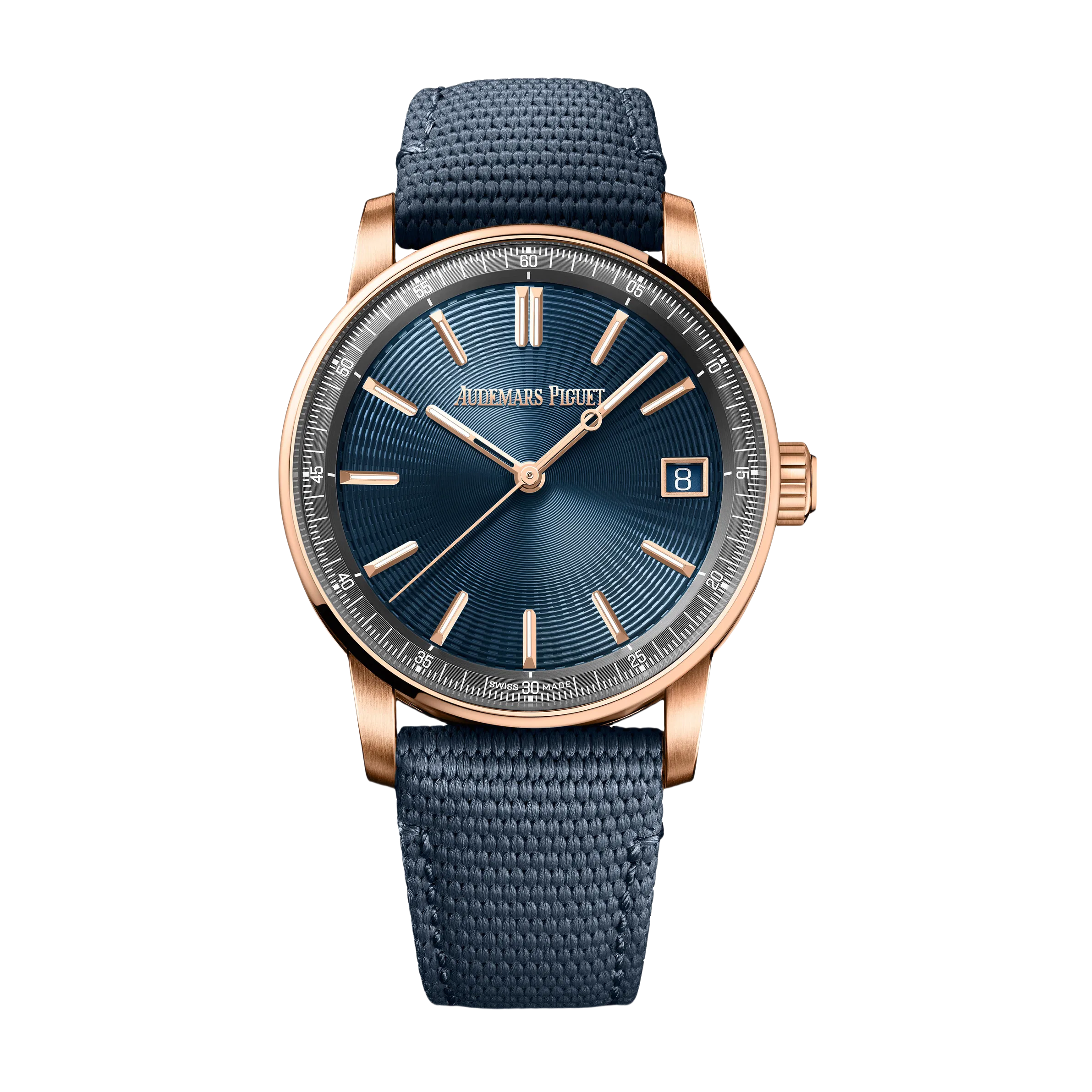 【Super Clone】Audemars Piguet Code 11.59 Selfwinding 41mm Pink Rose Gold Blue Dial | 15210OR.OO.A348KB.01