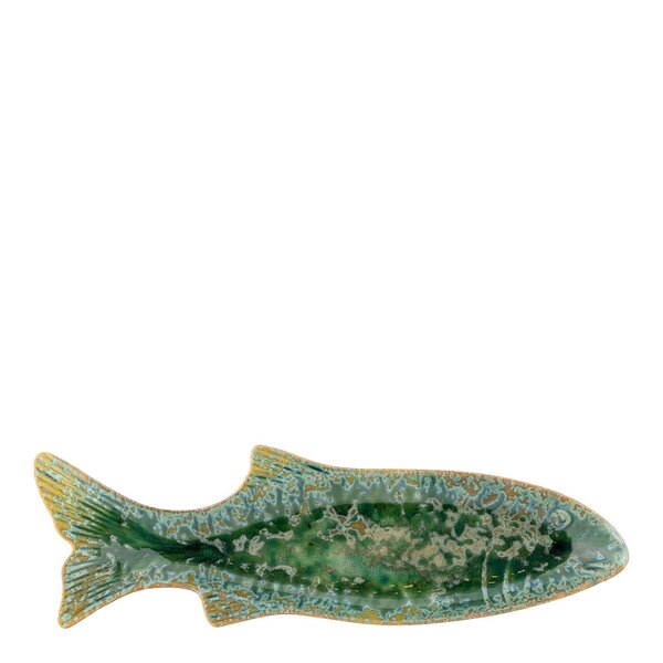 Hadden serveringsfat 42x3,5x13 cm grønn