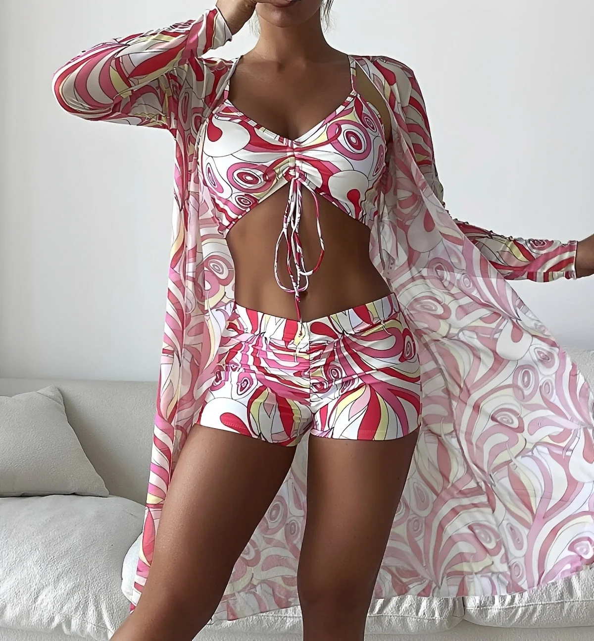 Nancy - Ensemble de maillot de bain trois pièces