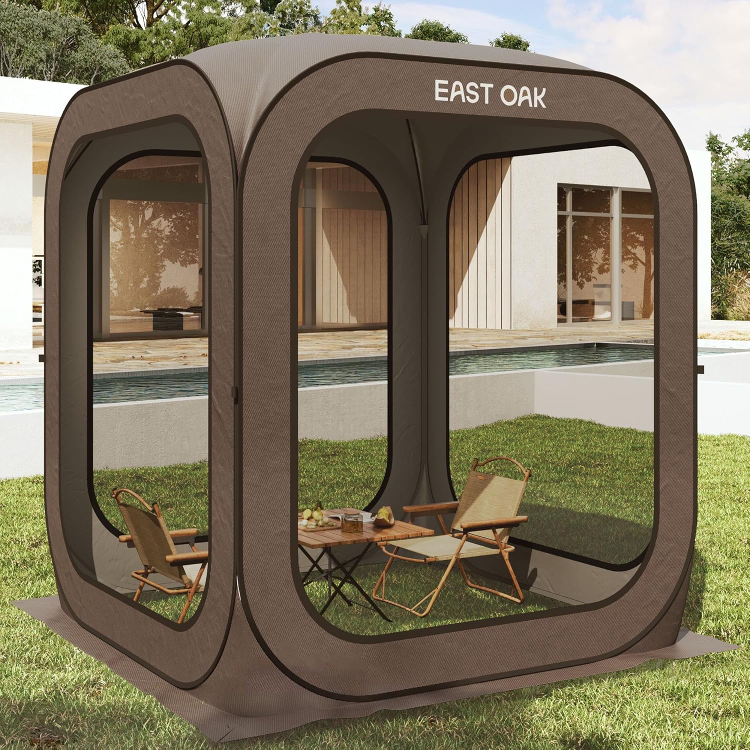 Tente moustiquaire EAST OAK, abri portable pliable, 3 x 3 m