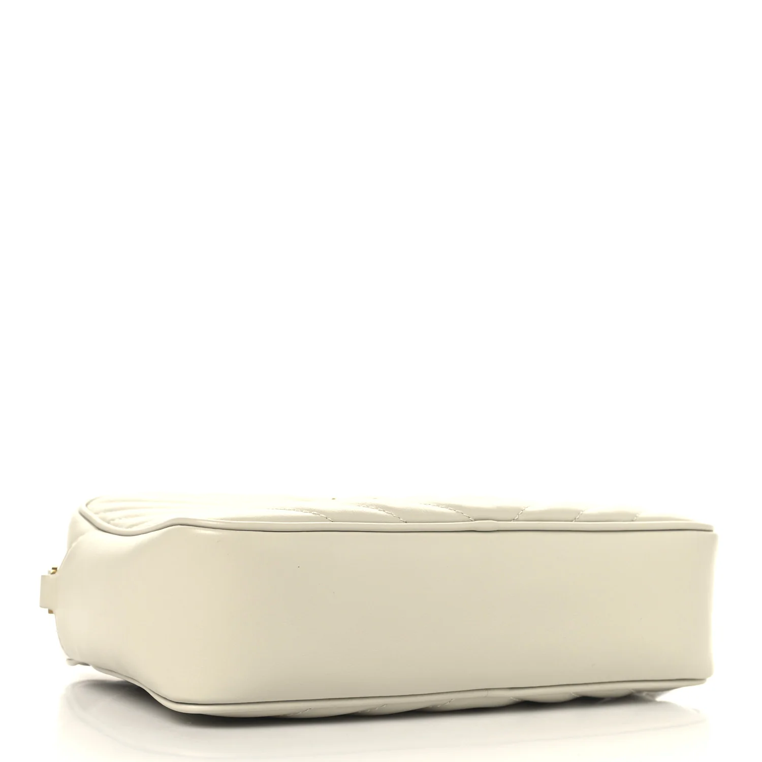 Calfskin Matelasse Monogram Lou Camera Bag Crema Soft